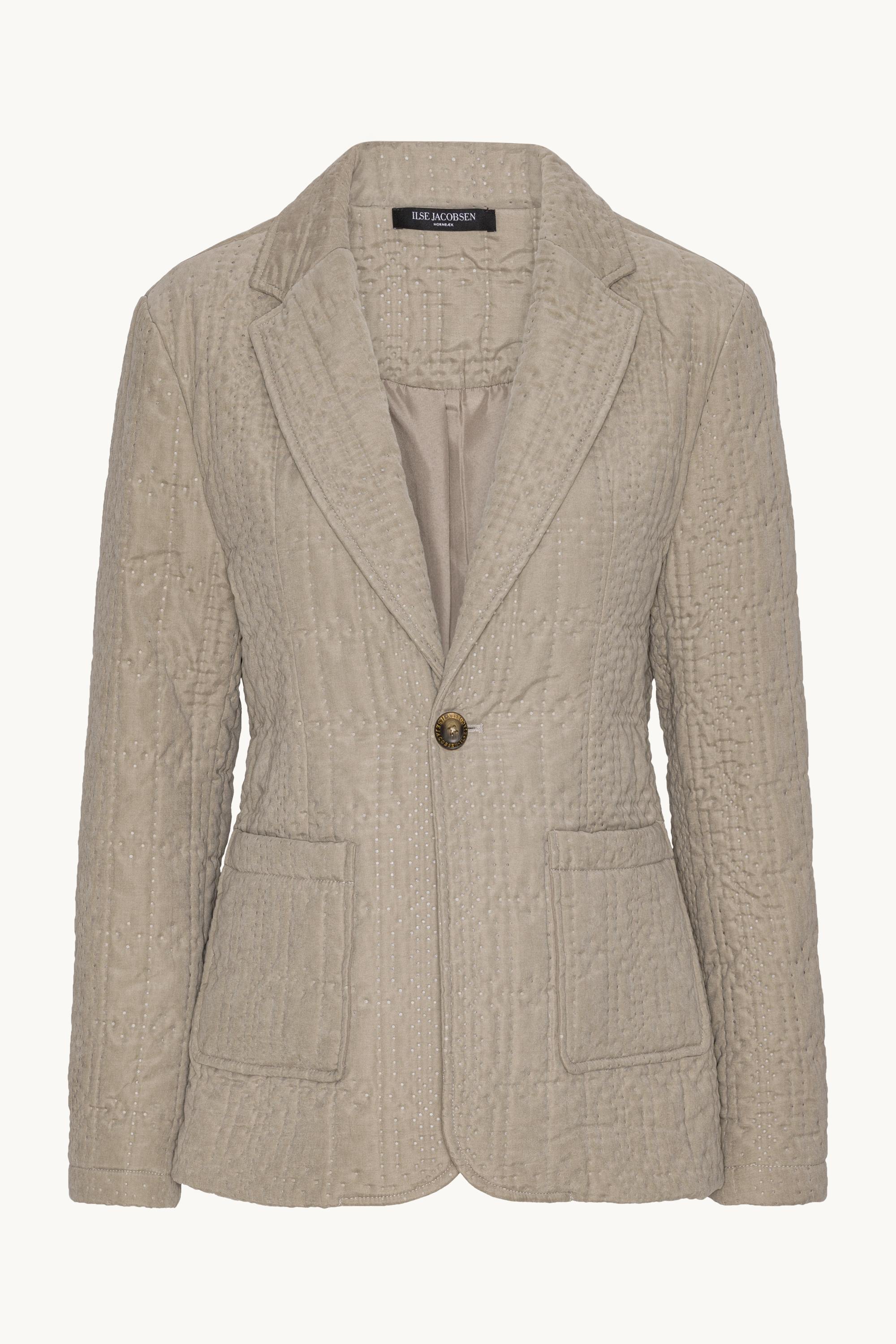 Quiltet Blazer - Greige