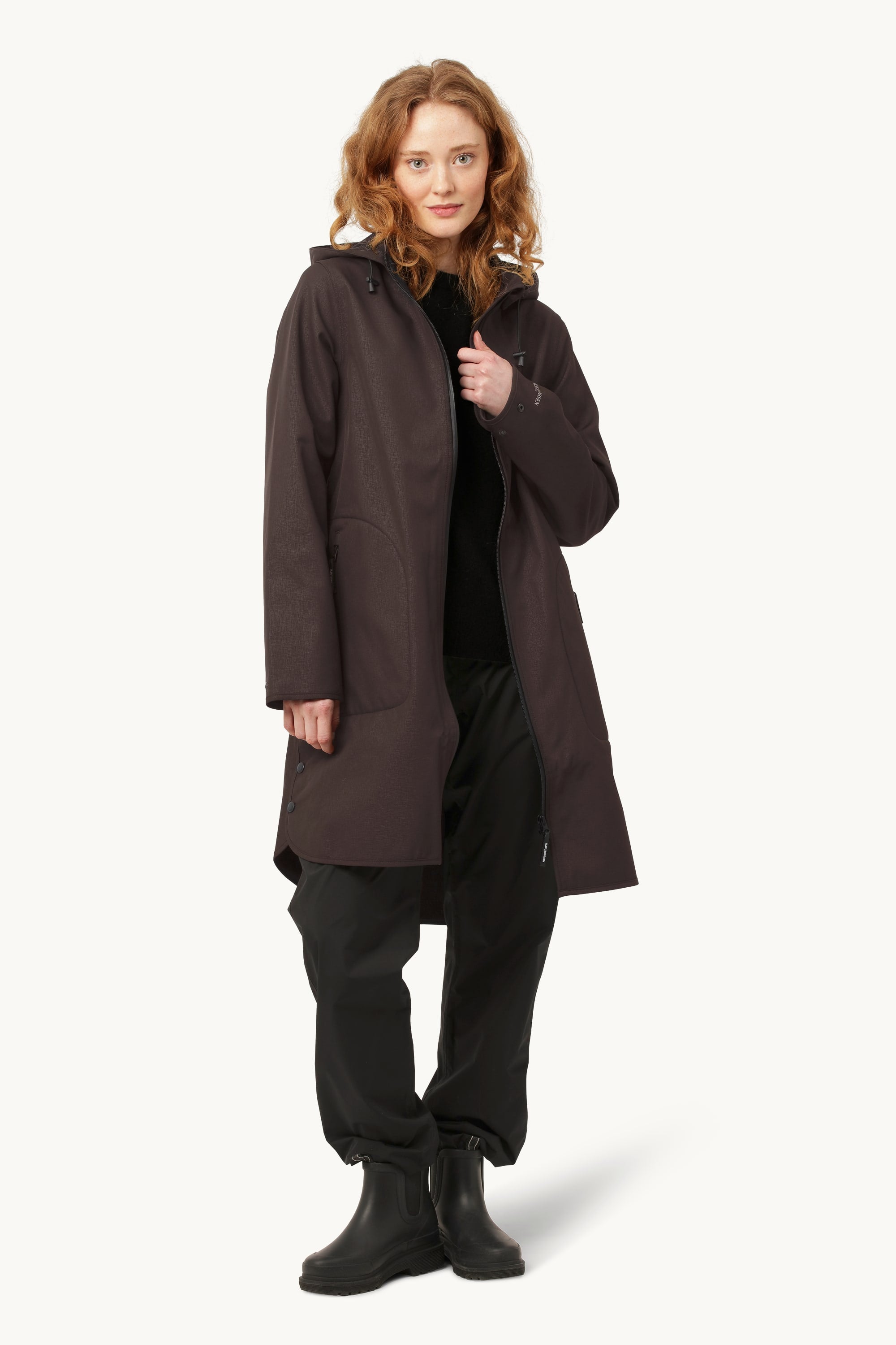 Softshell Regnjakke A-form - Black