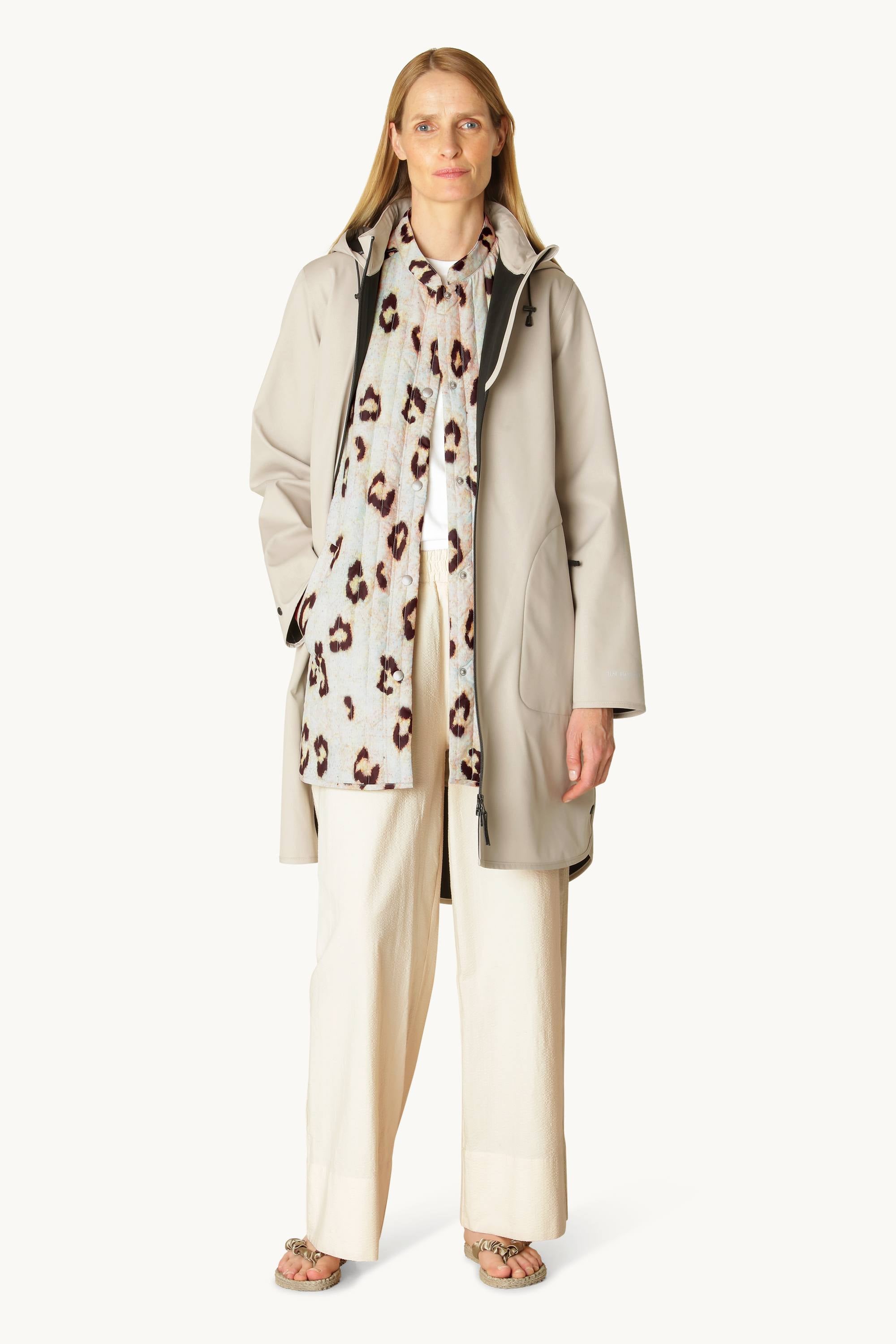 Softshell Regnjakke A-form - Chateau Gray