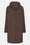 Softshell Regnjakke A-form - Chocolate Brown