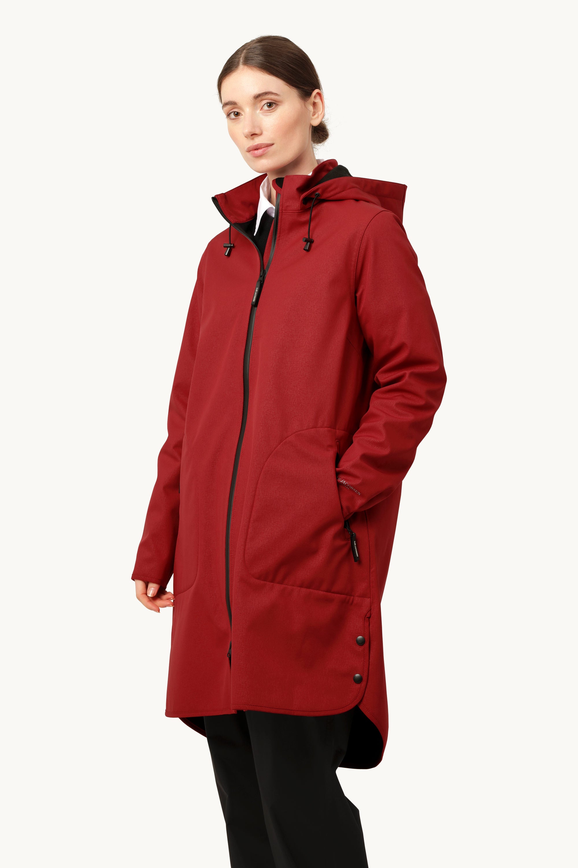 Softshell Regnjakke A-form - Rhubarb