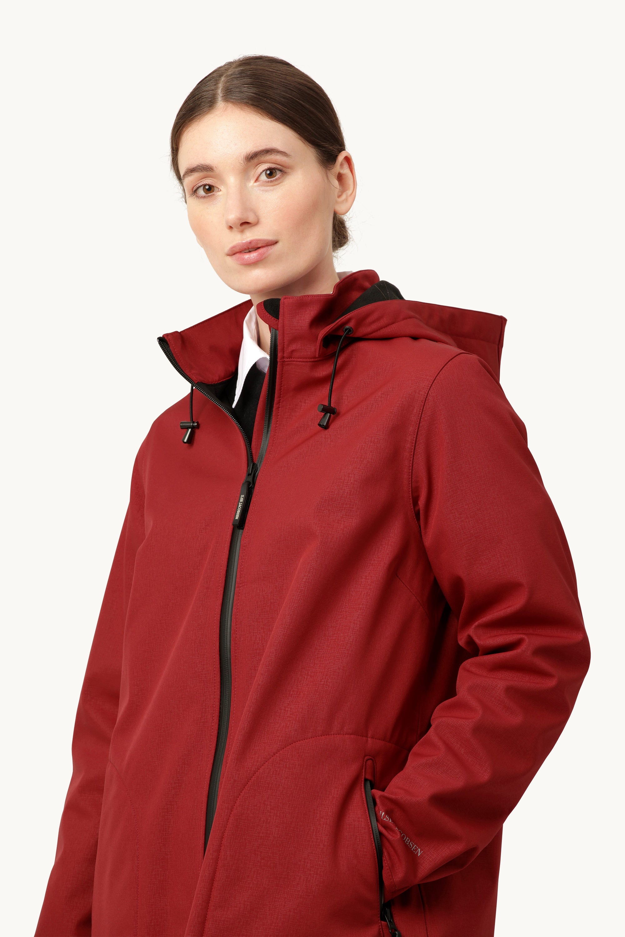 Softshell Regnjakke A-form - Rhubarb