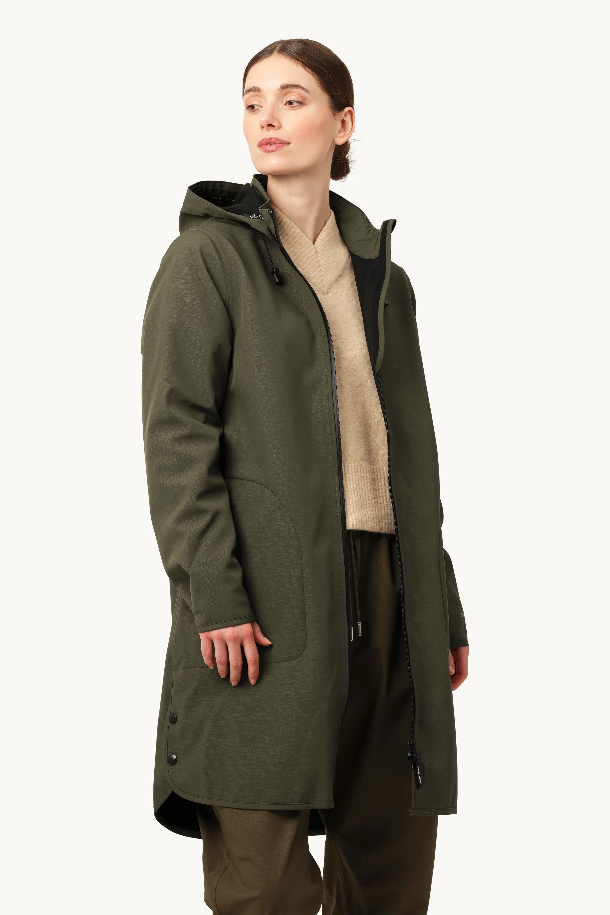 Softshell Regnjakke A-form - Army