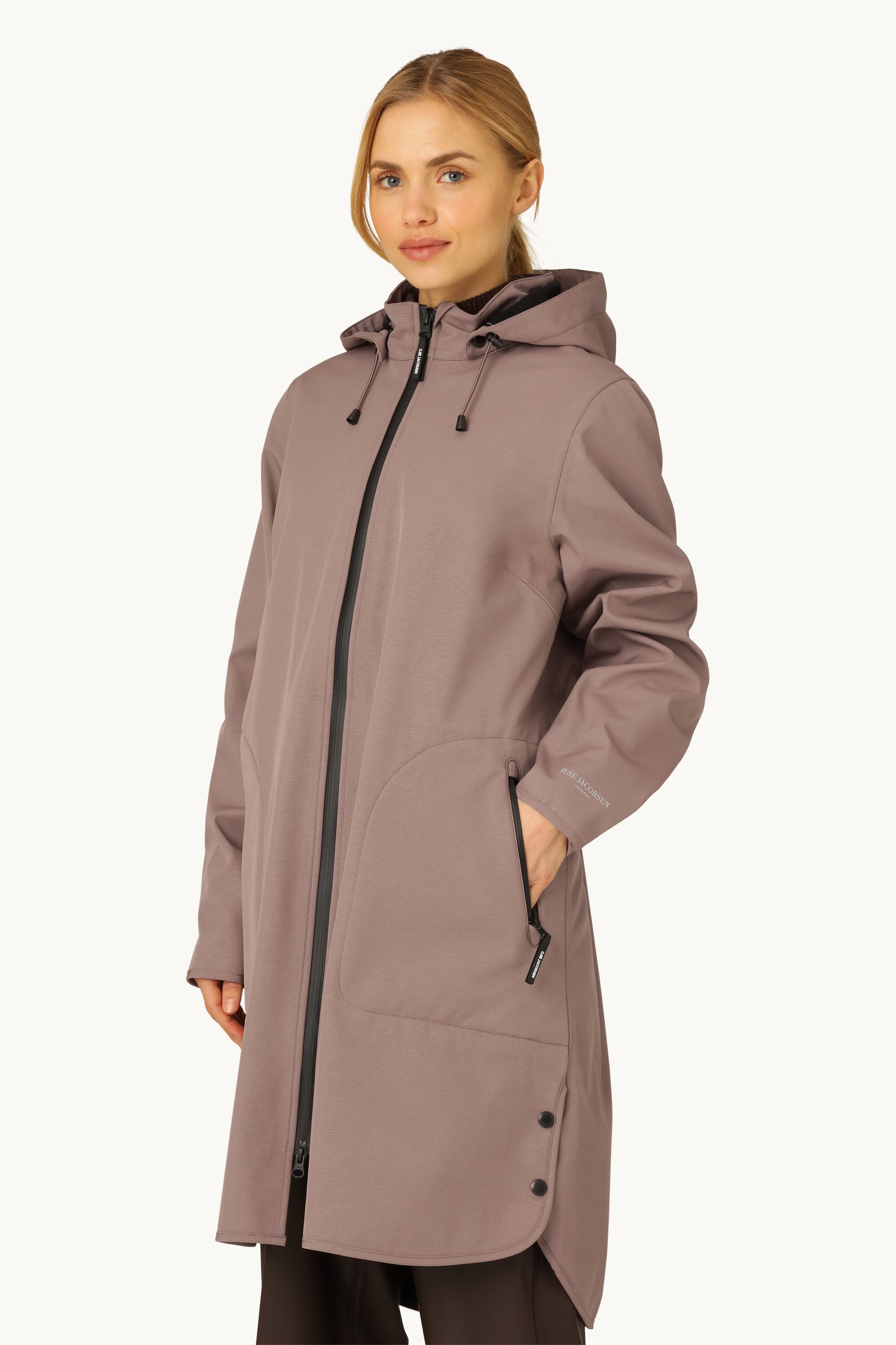 Softshell Regnjakke A-form - Old Lavender