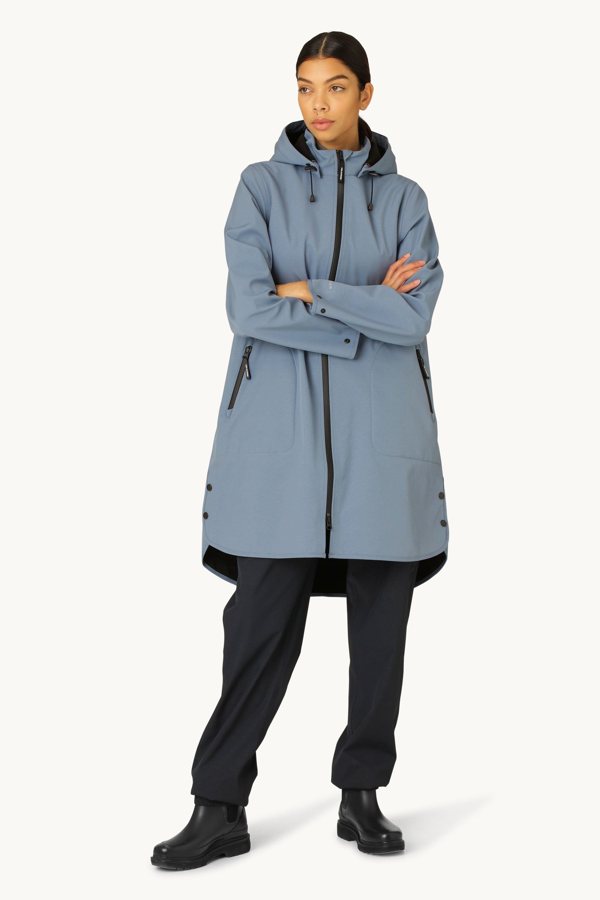 Softshell Regnjakke A-form - Winter Ocean