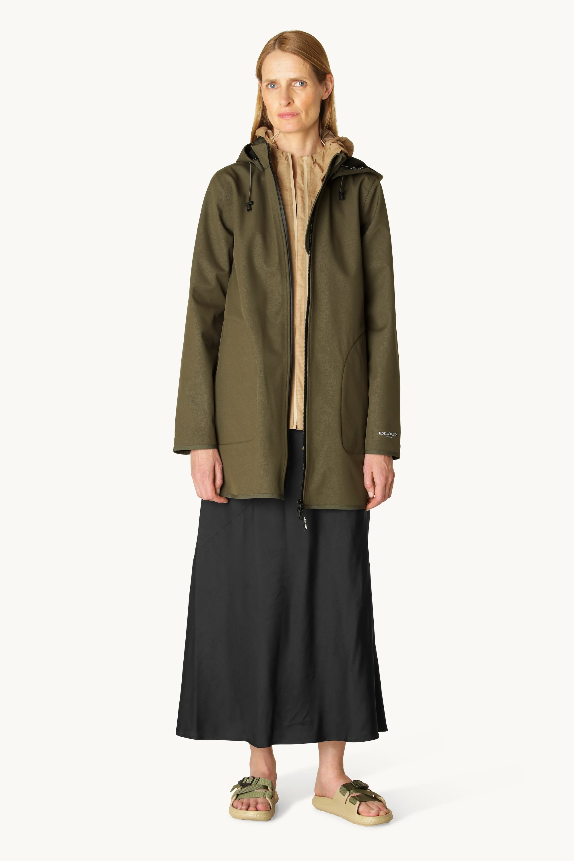 Softshell Regnjakke A-form - Army
