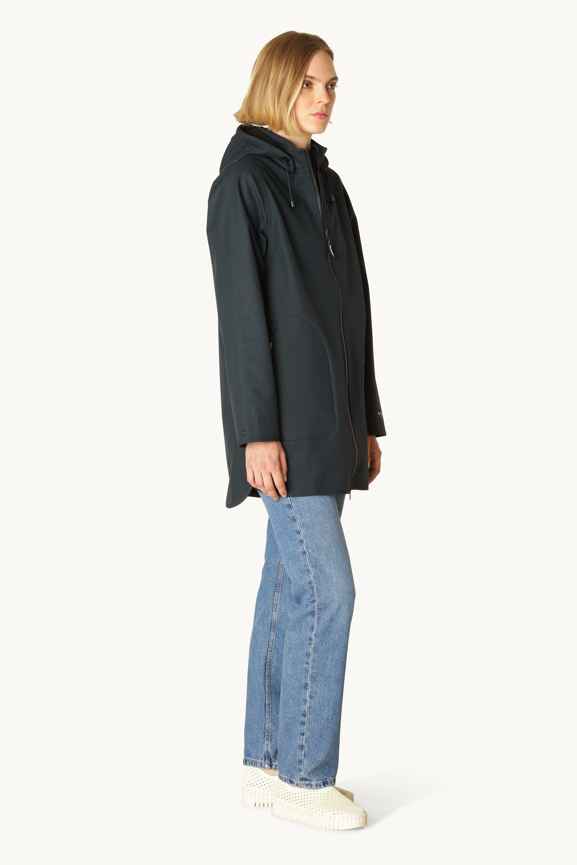 Softshell Regnjakke A-form - Dark Indigo
