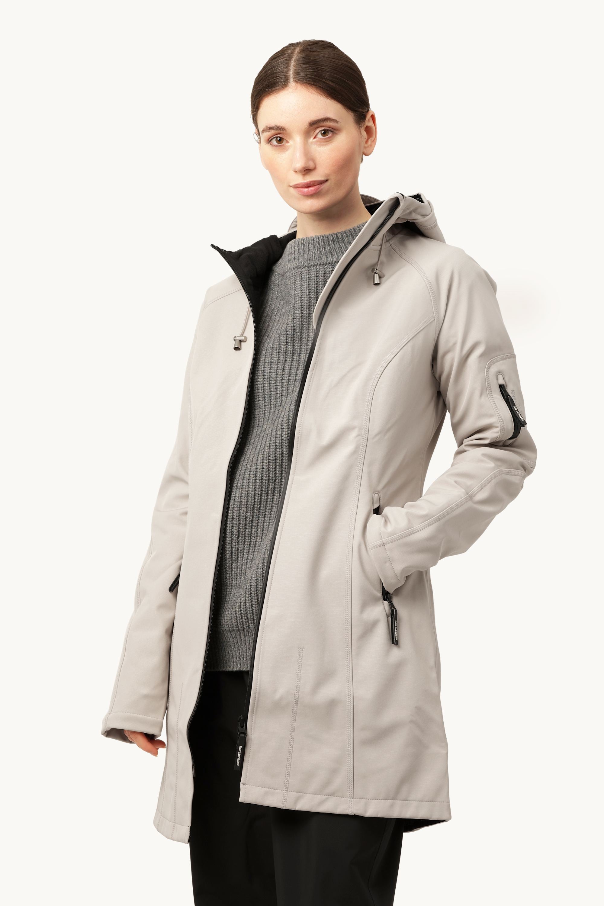 Softshell Regnjakke - Chateau Gray