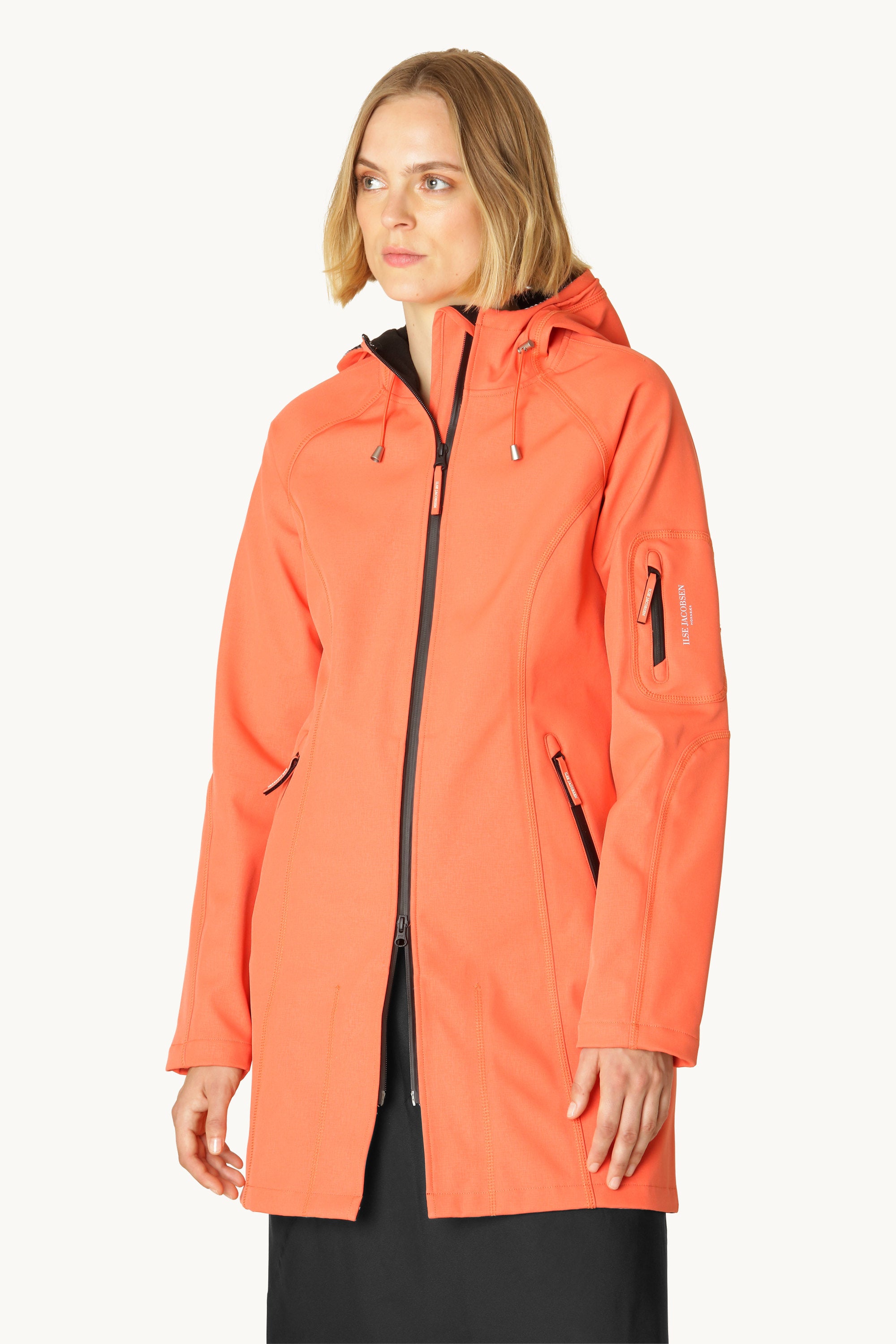 Softshell Regnjakke - Hot Orange
