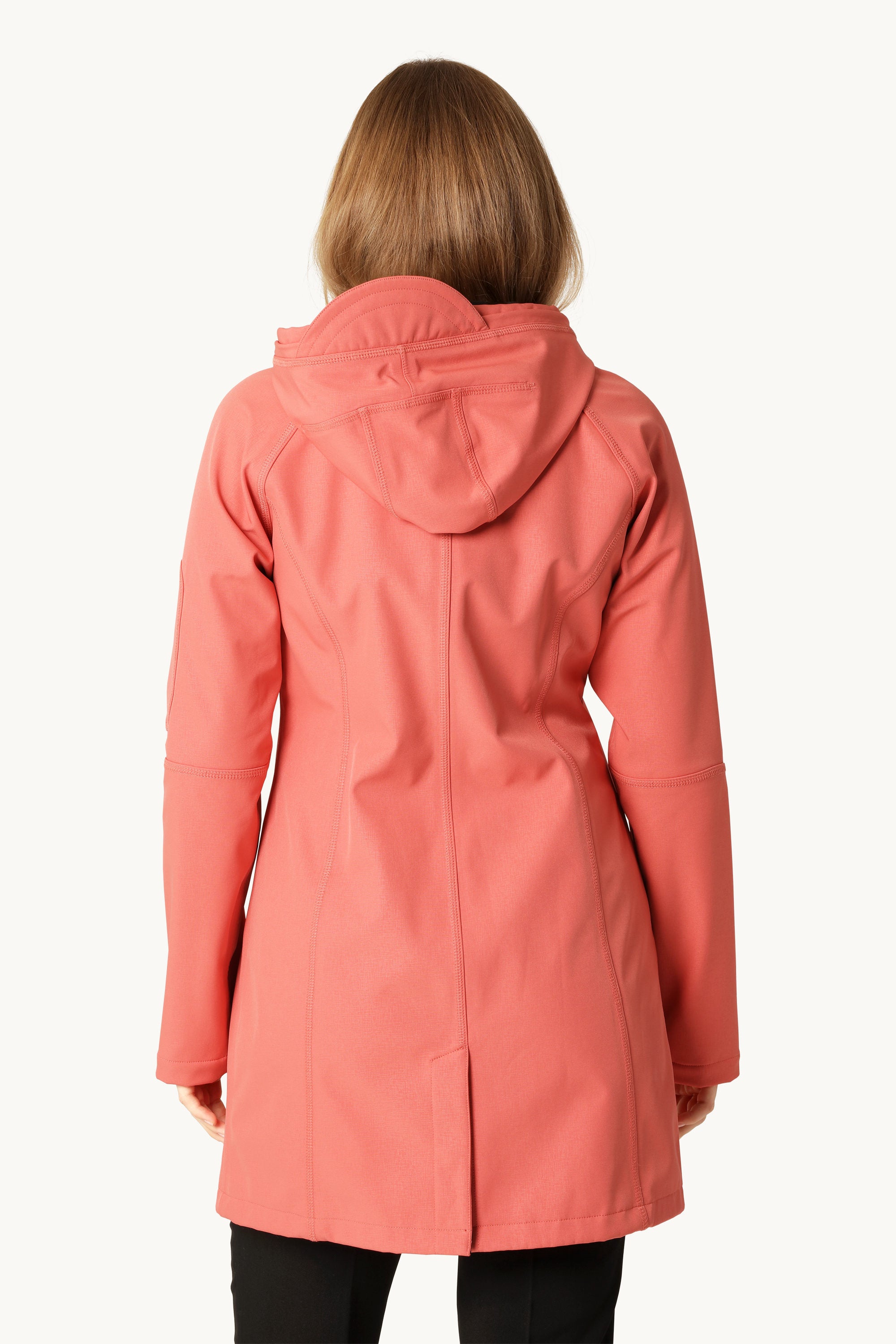 Softshell Regnjakke - Spiced Coral