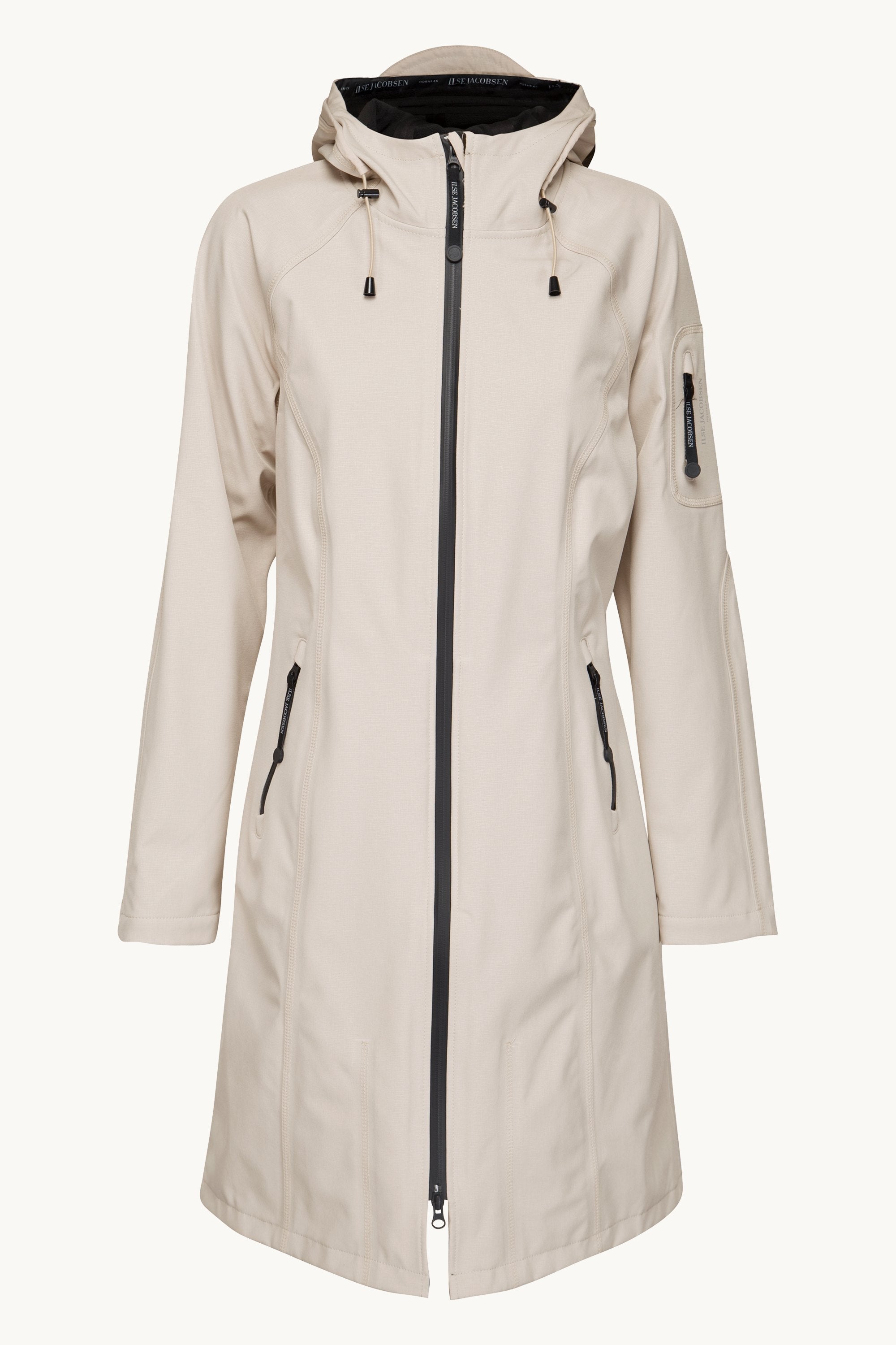 Long Softshell Raincoat - Chateau Gray