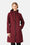 Long Softshell Raincoat - Maroon Banner