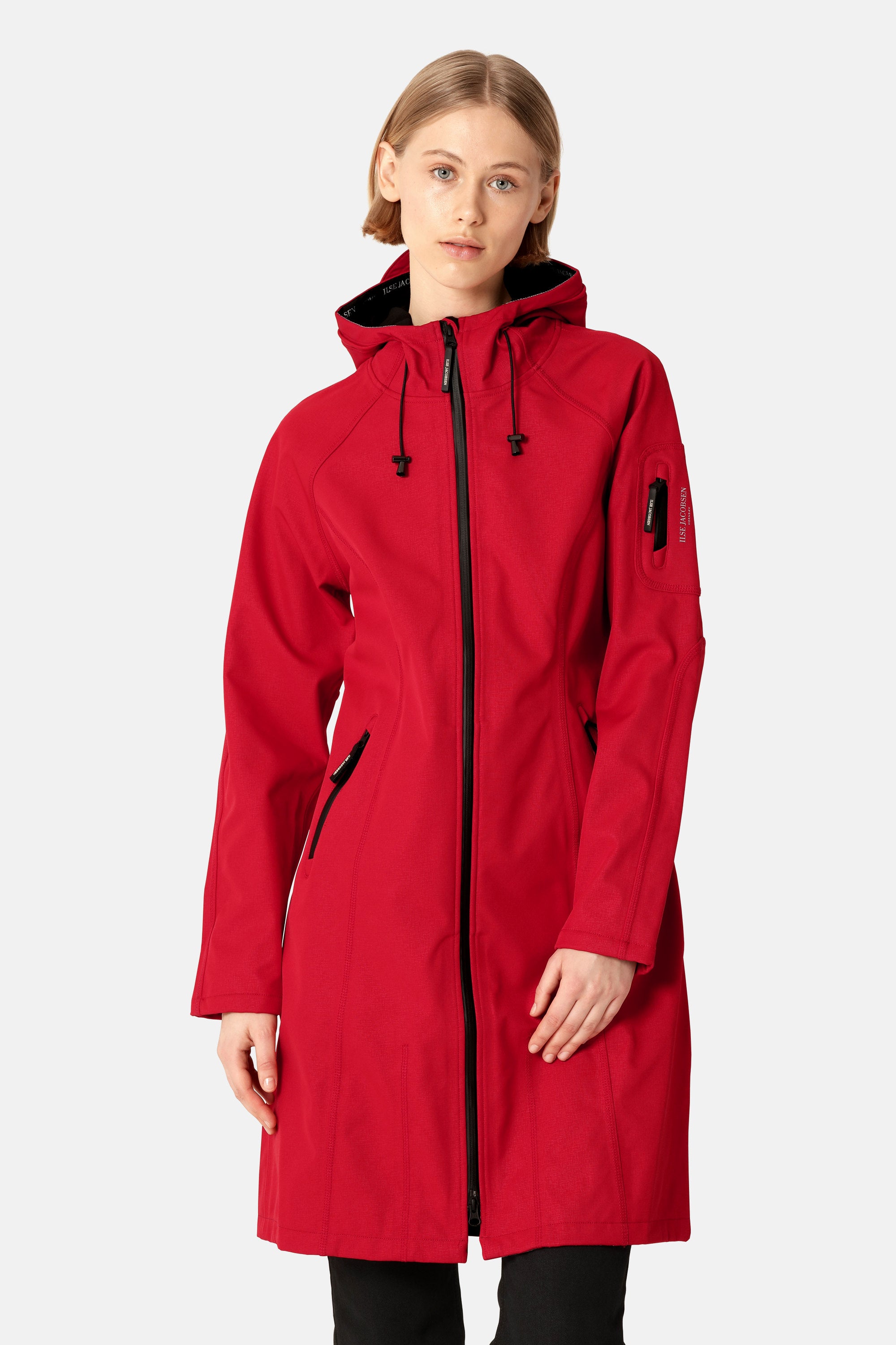 Long Softshell Raincoat - Fire