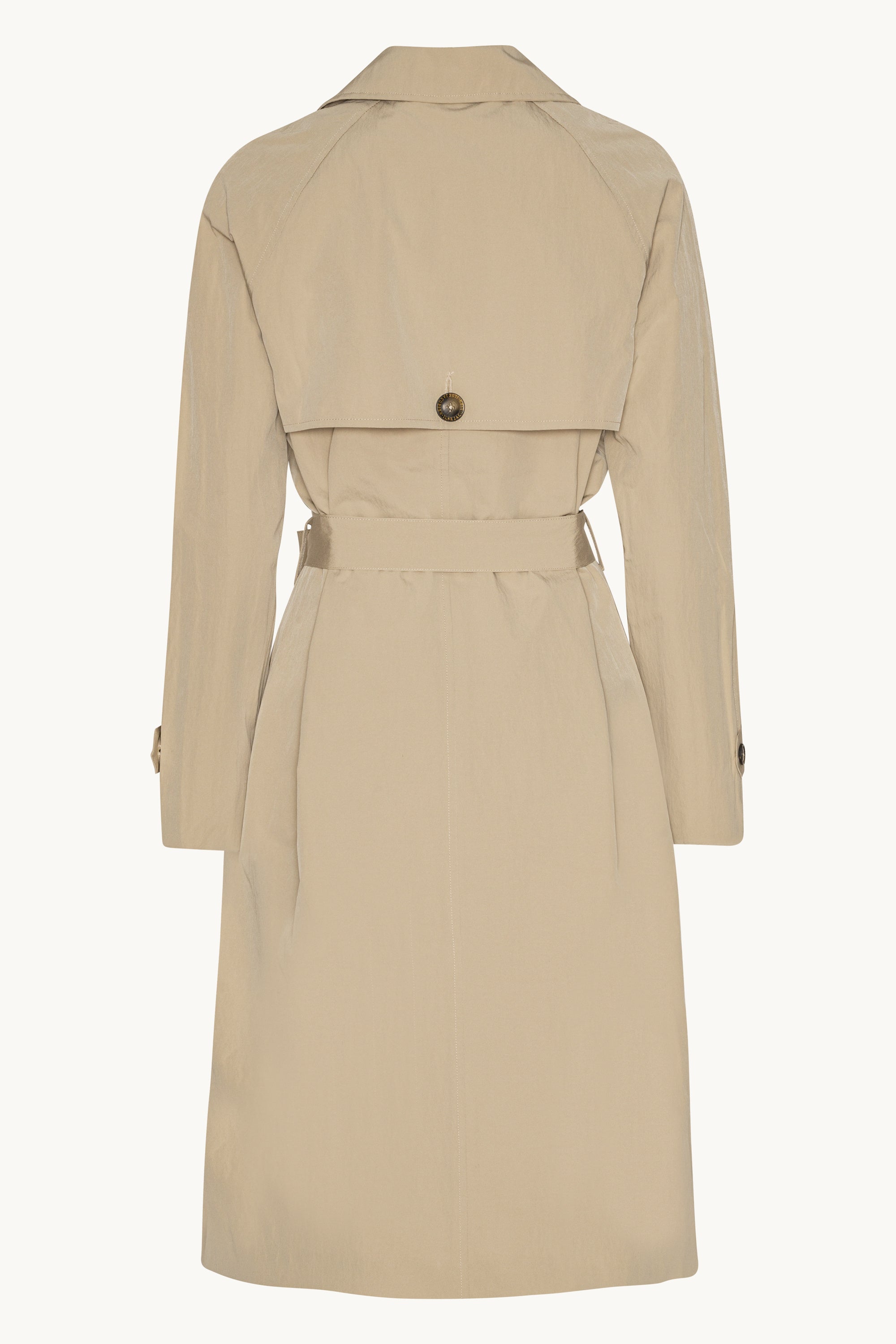 Teknisk Regnfrakke Trench - White Pepper