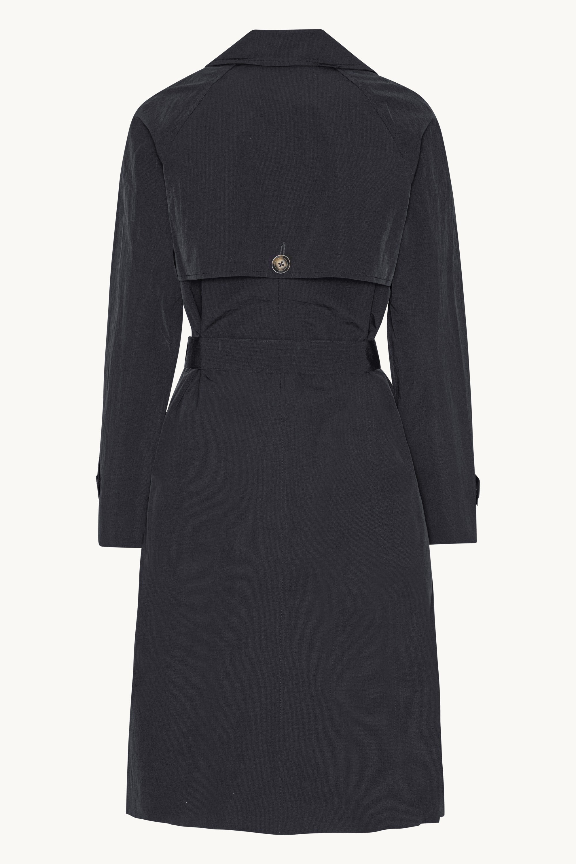 Teknisk Regnfrakke Trench - Dark Indigo