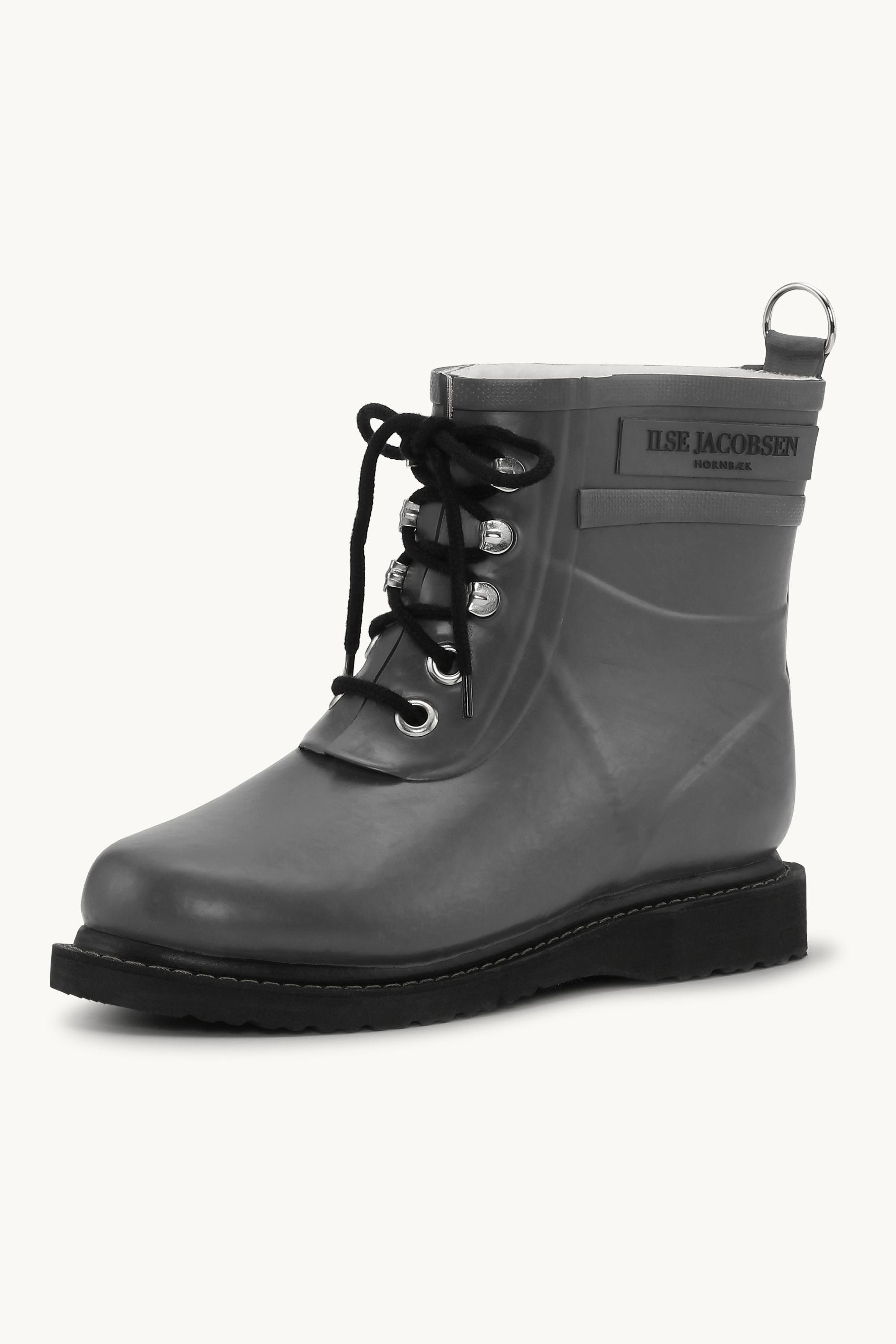Short Rubber Boots - Grey