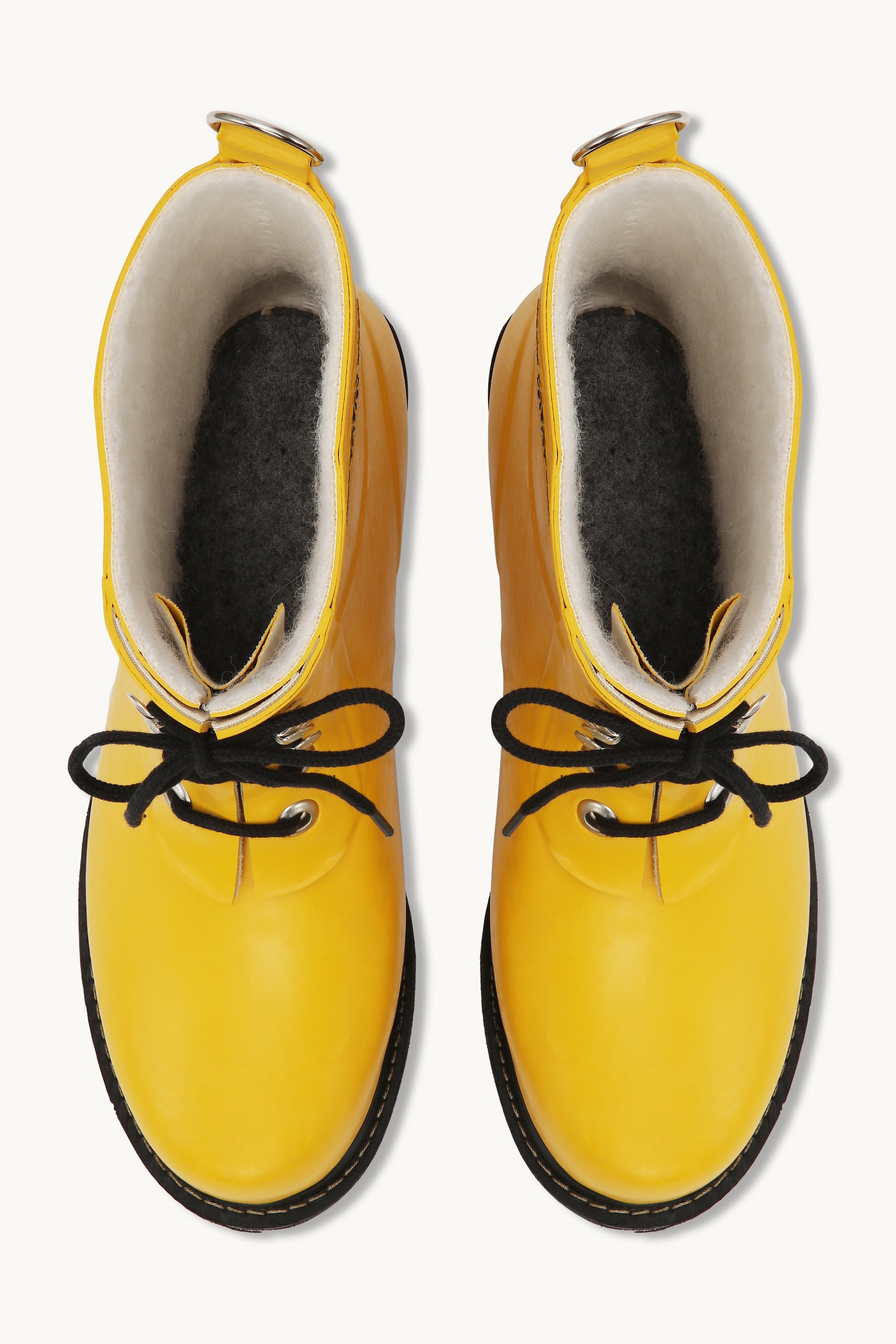 Short Rubber Boots - Cyber Yellow
