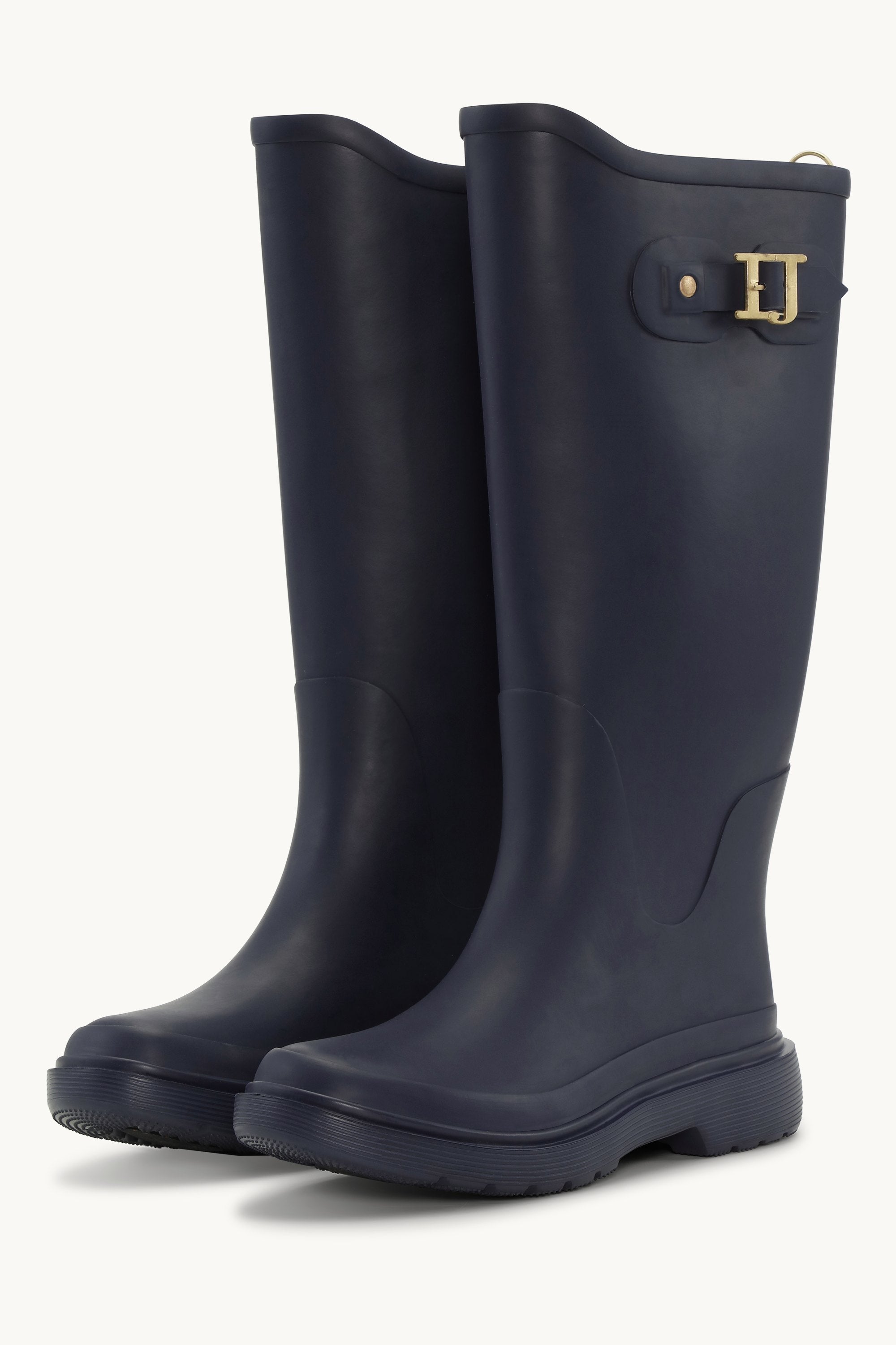 Lange Gummistøvler - Navy Navy