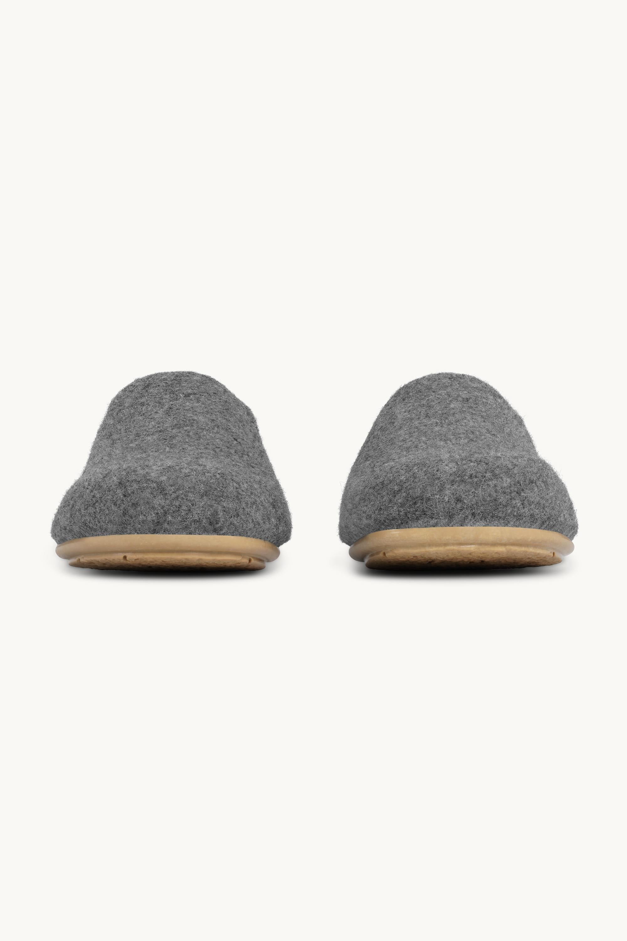 Wool slip-in - Grey Wheat