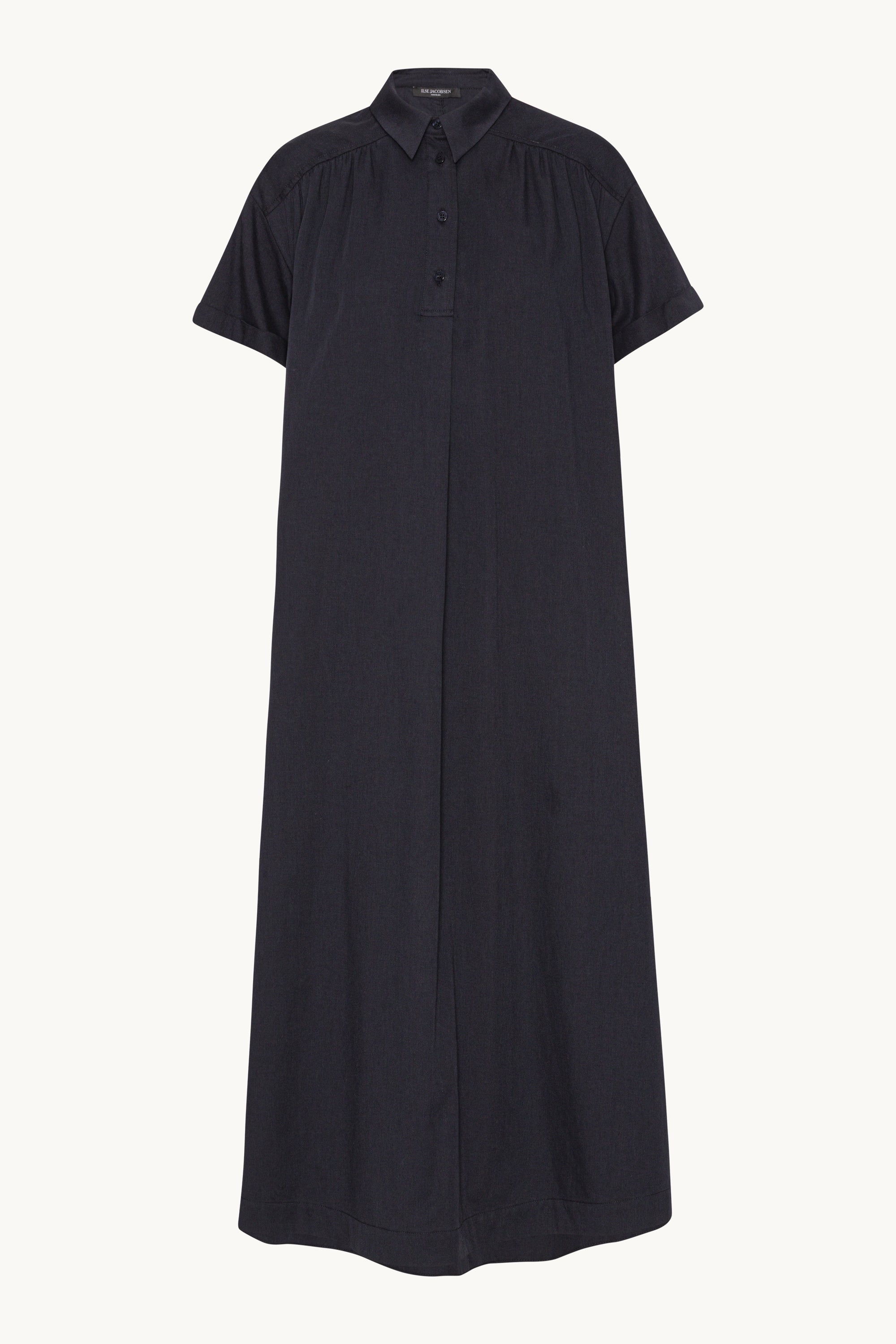 Lang Kjole A-form - Dark Indigo