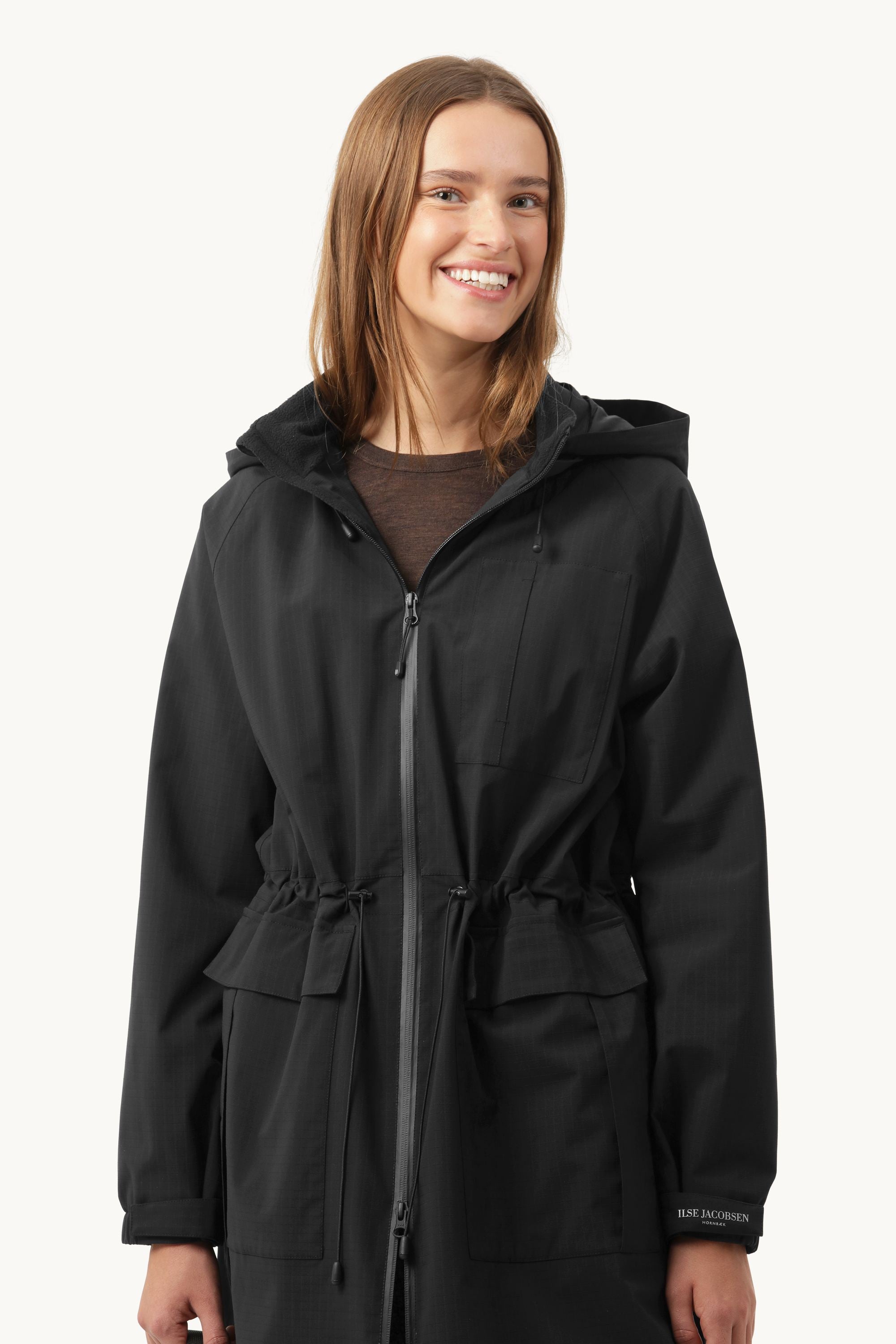 Long Winter Coat - Black Beauty