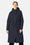 Long Winter Coat - Dark Indigo