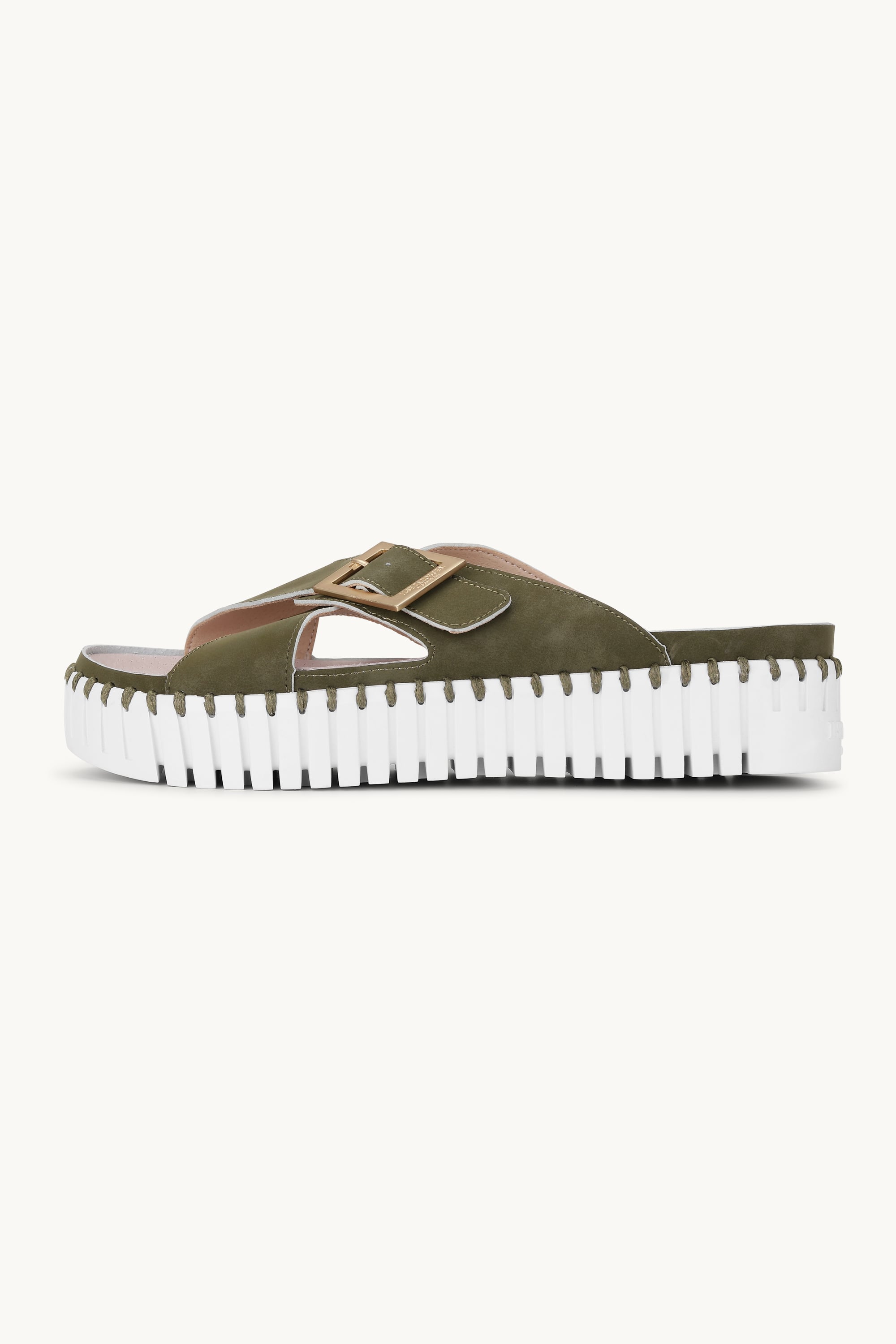 Sandaler Crossover - Army White