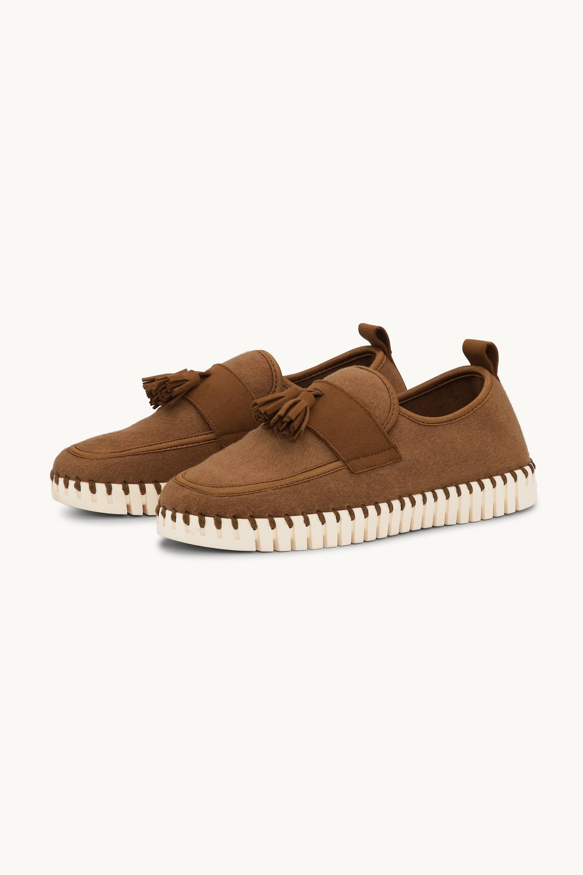 Tulip Wool Loafer - Cashew Pearled Ivory