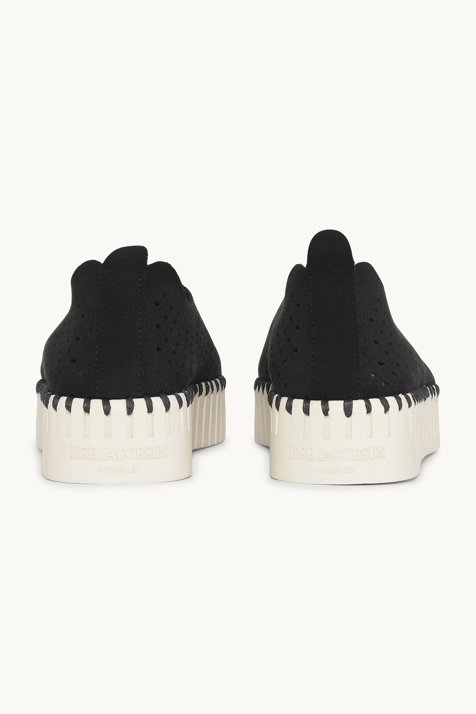 Platform Tulip Sko - Black
