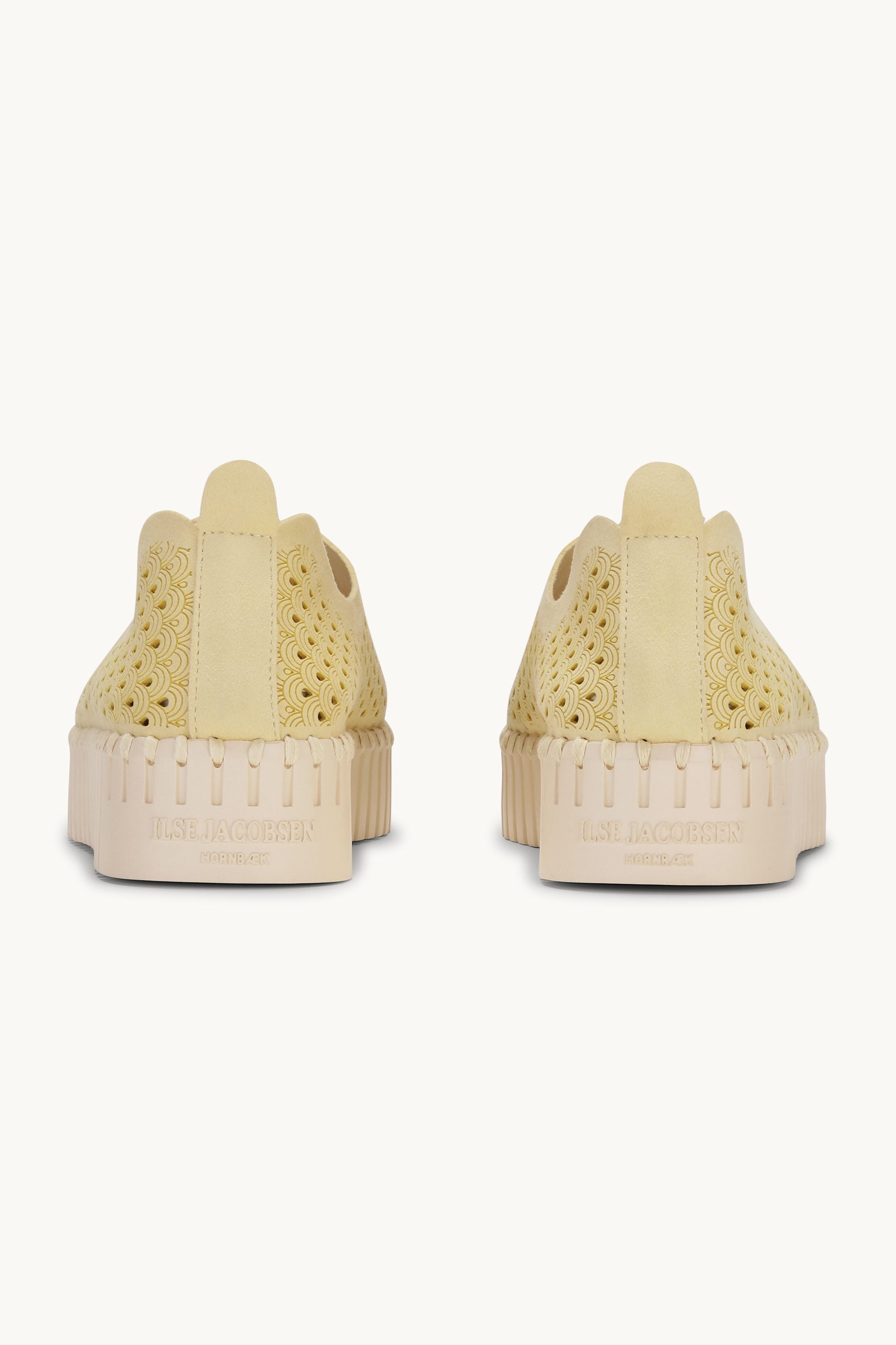 Platform Tulip Sko - Double Cream