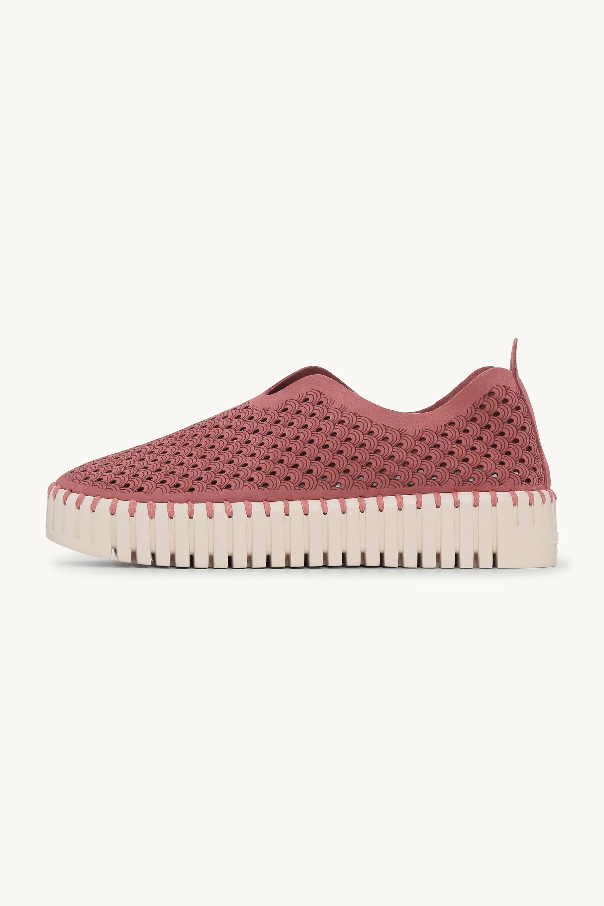 Platform Tulip Sko - Rouge Pearled Ivory