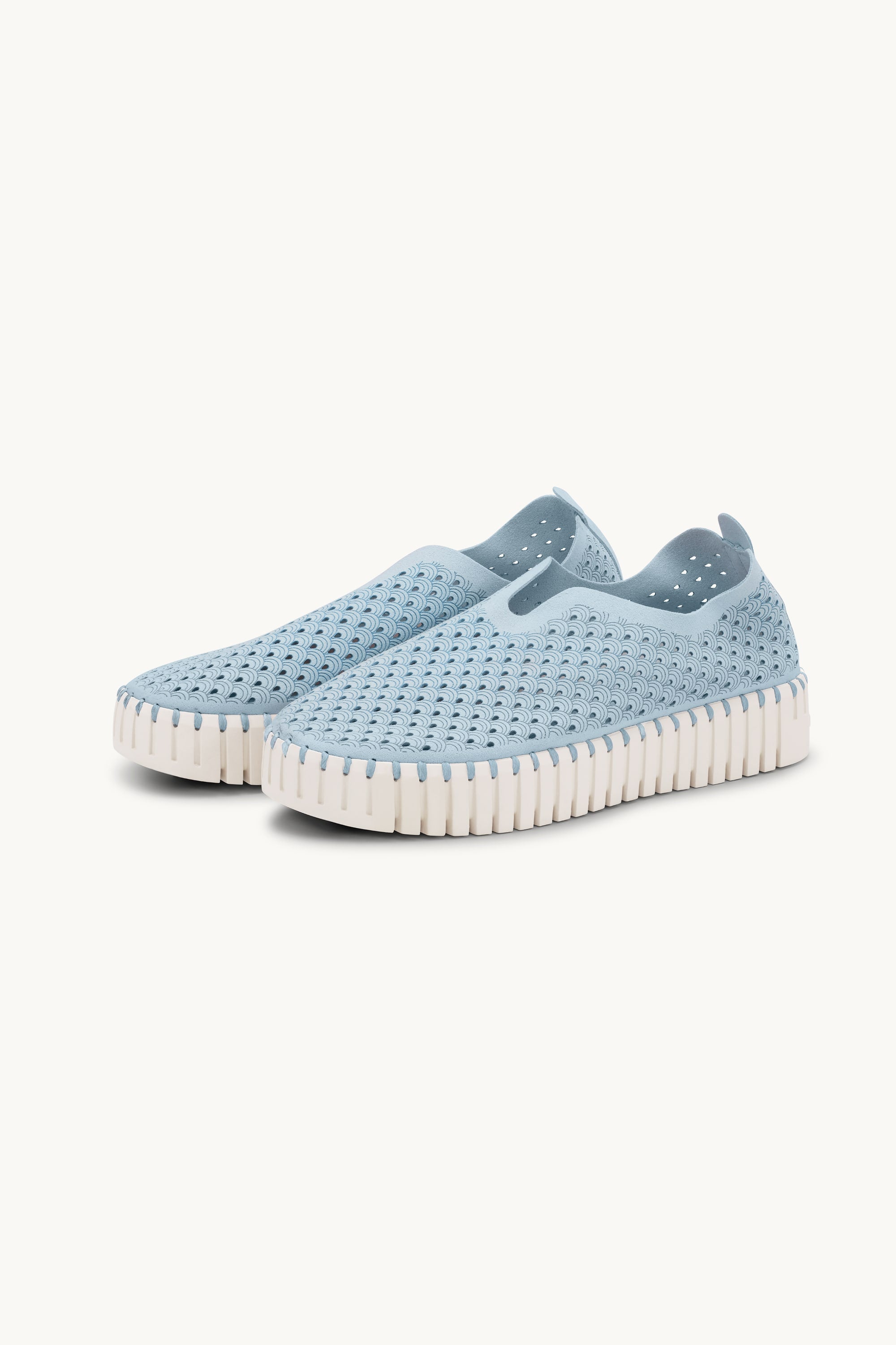 Platform Tulip Sko - Ash Blue