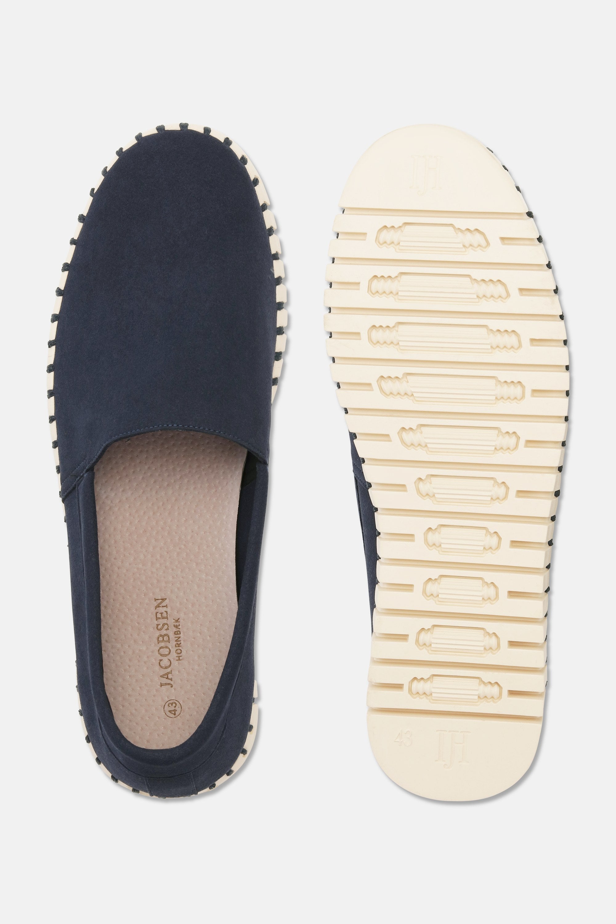 Tulip Espadrille Men - Dark Indigo Pearled Ivory