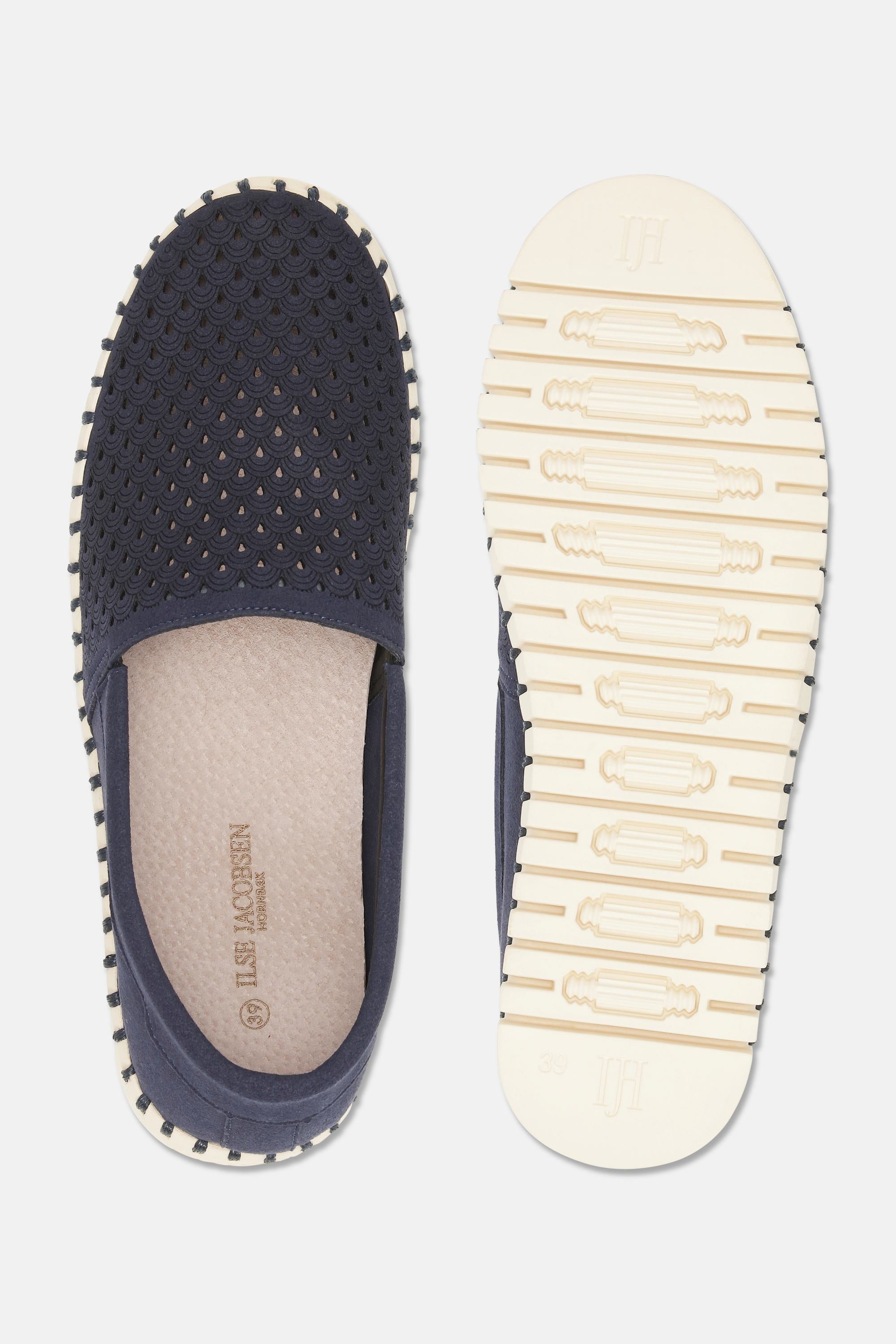 Tulip Espadrille - Dark Indigo Pearled Ivory