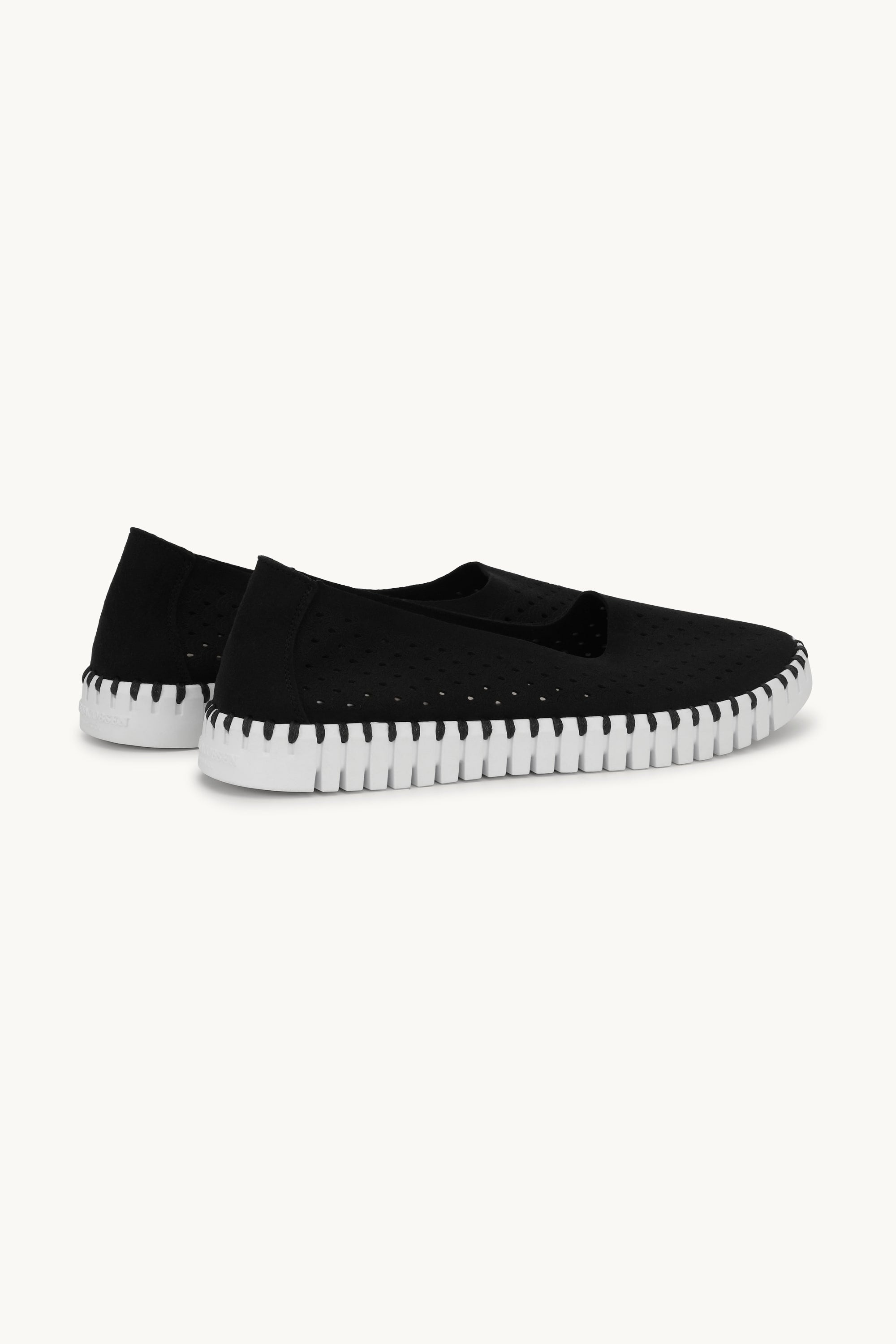 Ballerina Sko - Black White