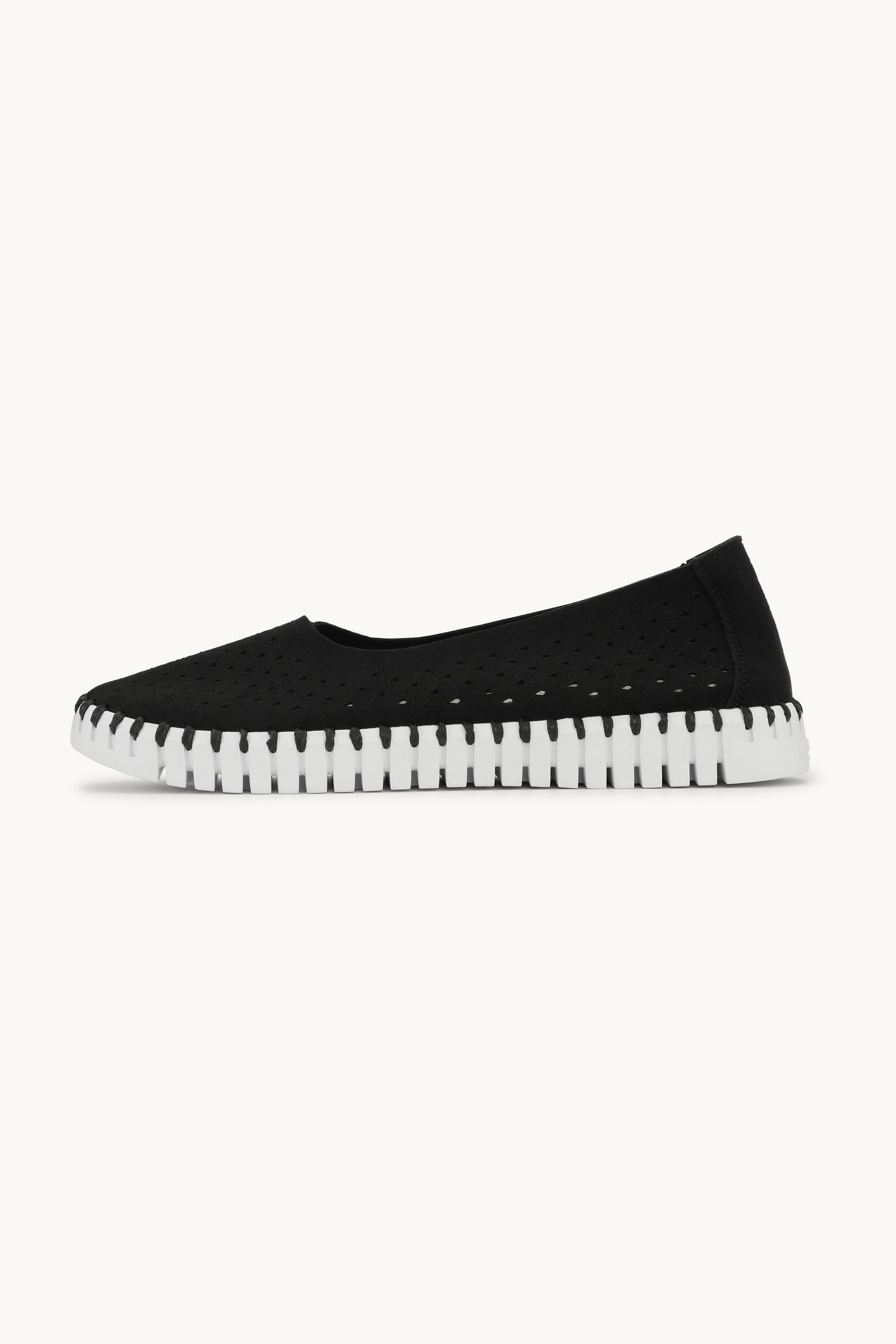 Ballerina Sko - Black White