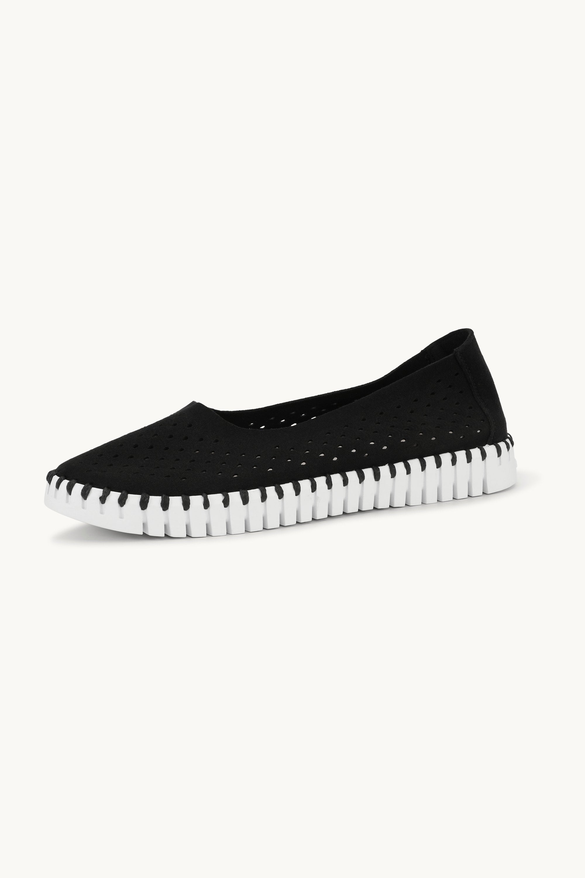 Ballerina Sko - Black White