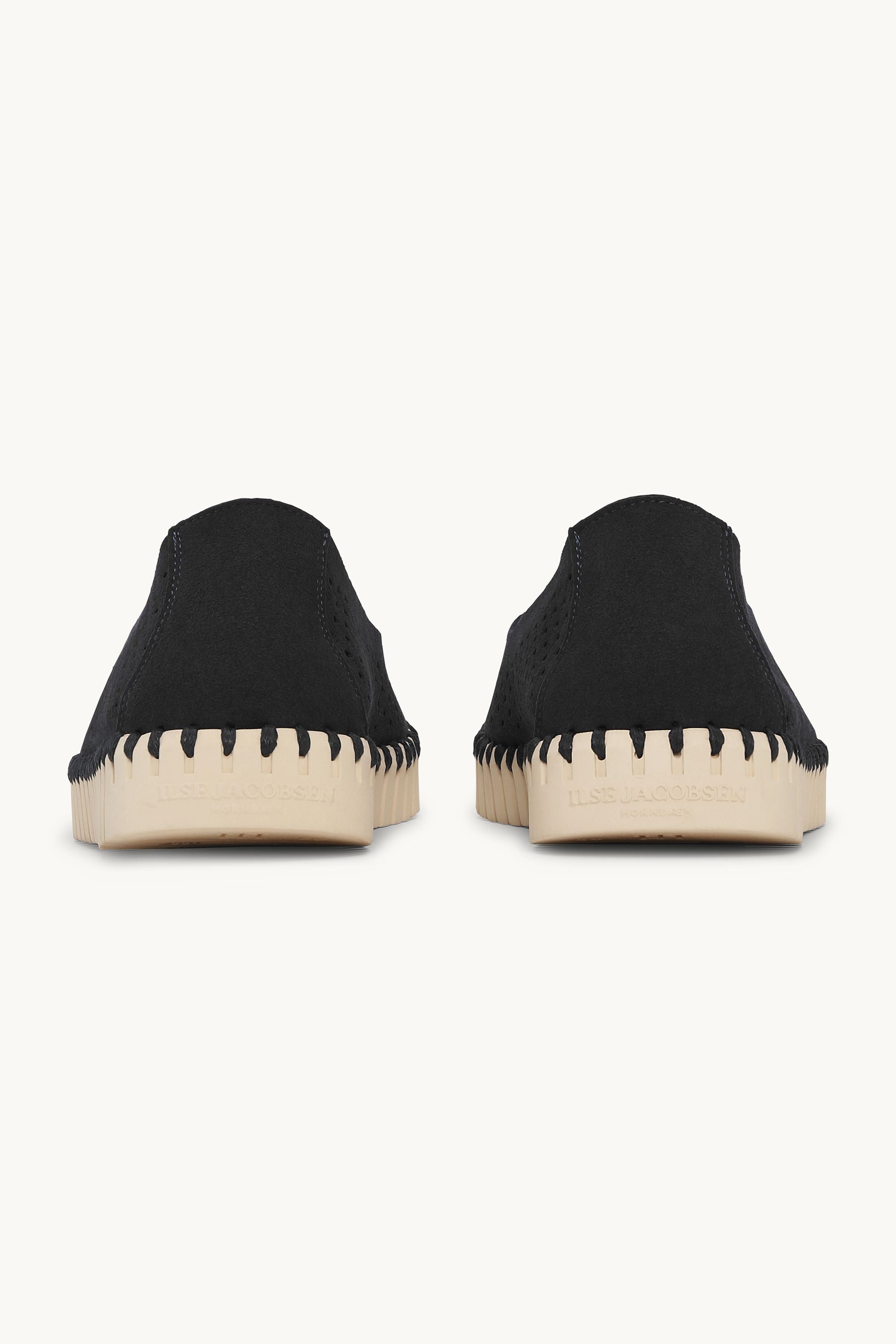 Ballerina Sko - Black Pearled Ivory