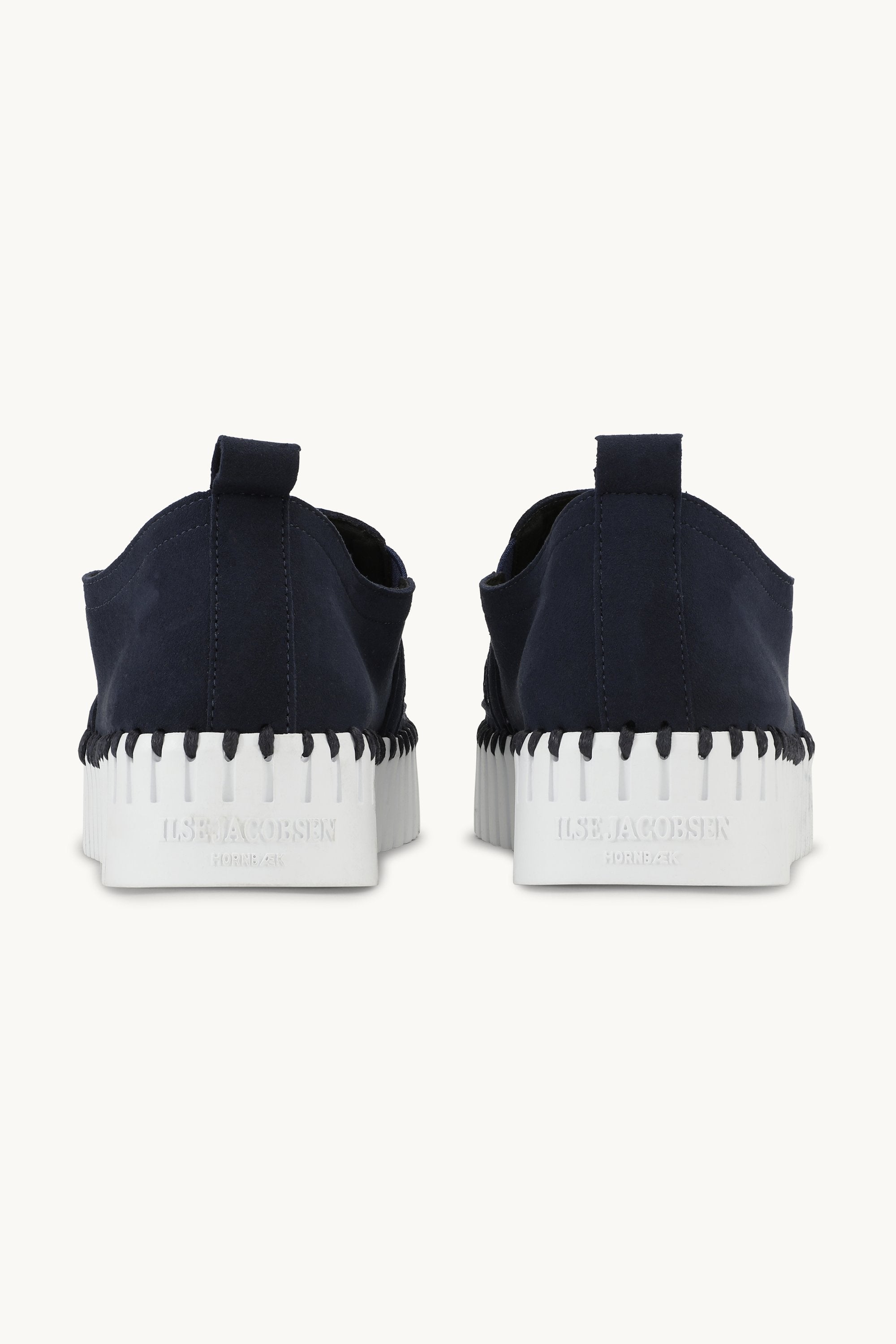 Platform Tulip Sko - Dark Indigo White