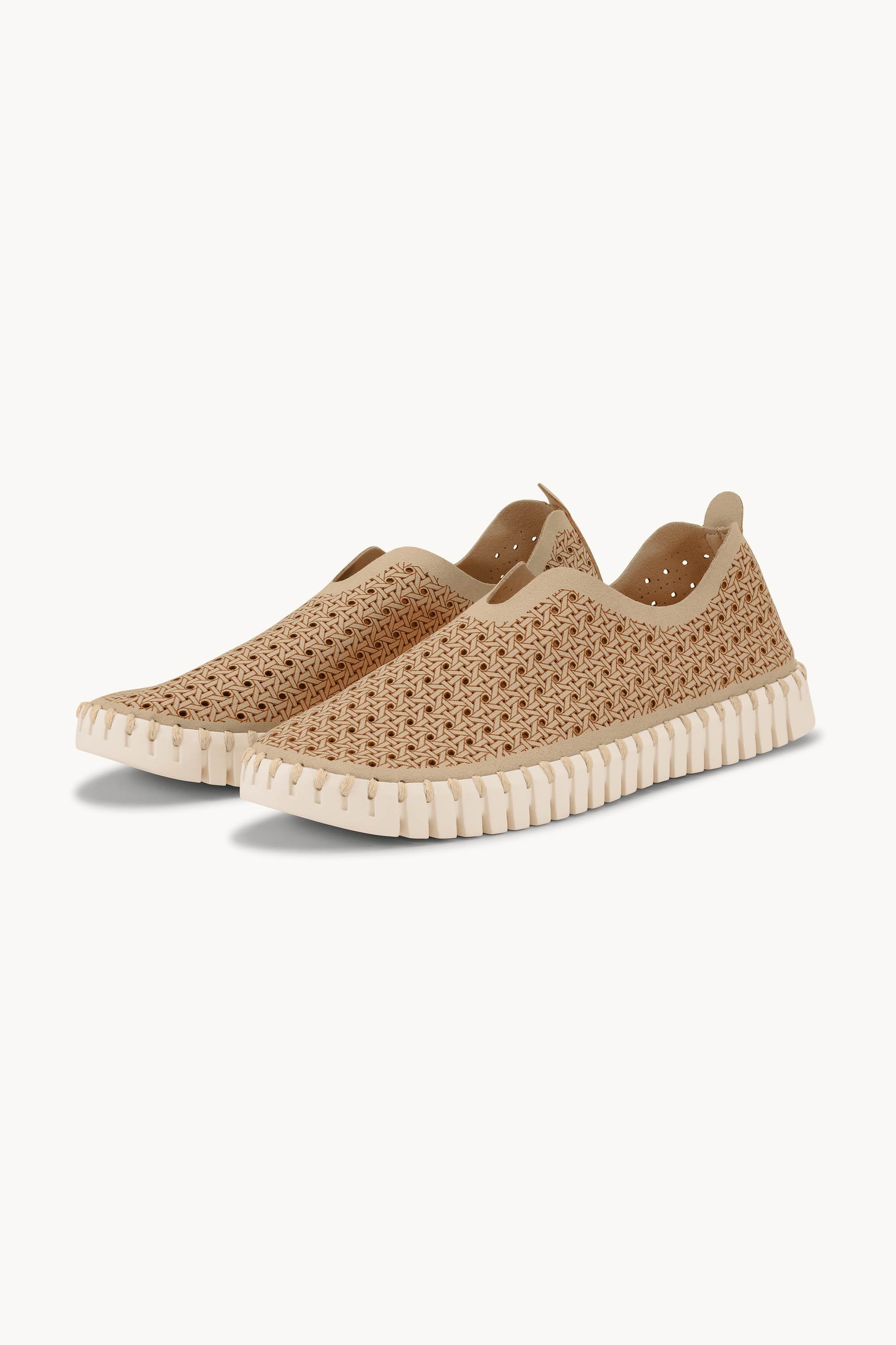 Tulip Sko - Latte Pearled Ivory