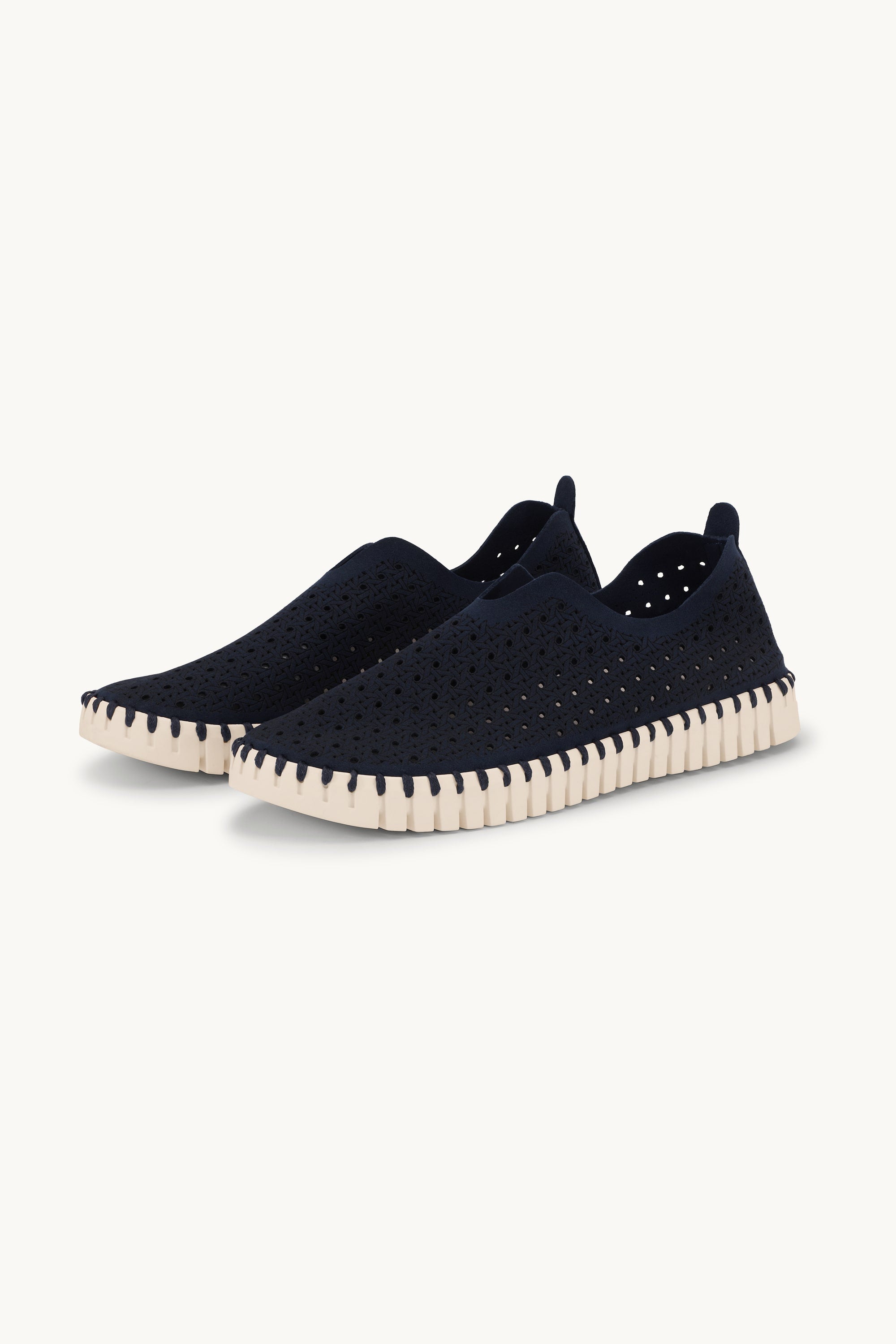 Tulip Sko - Dark Indigo Pearled Ivory