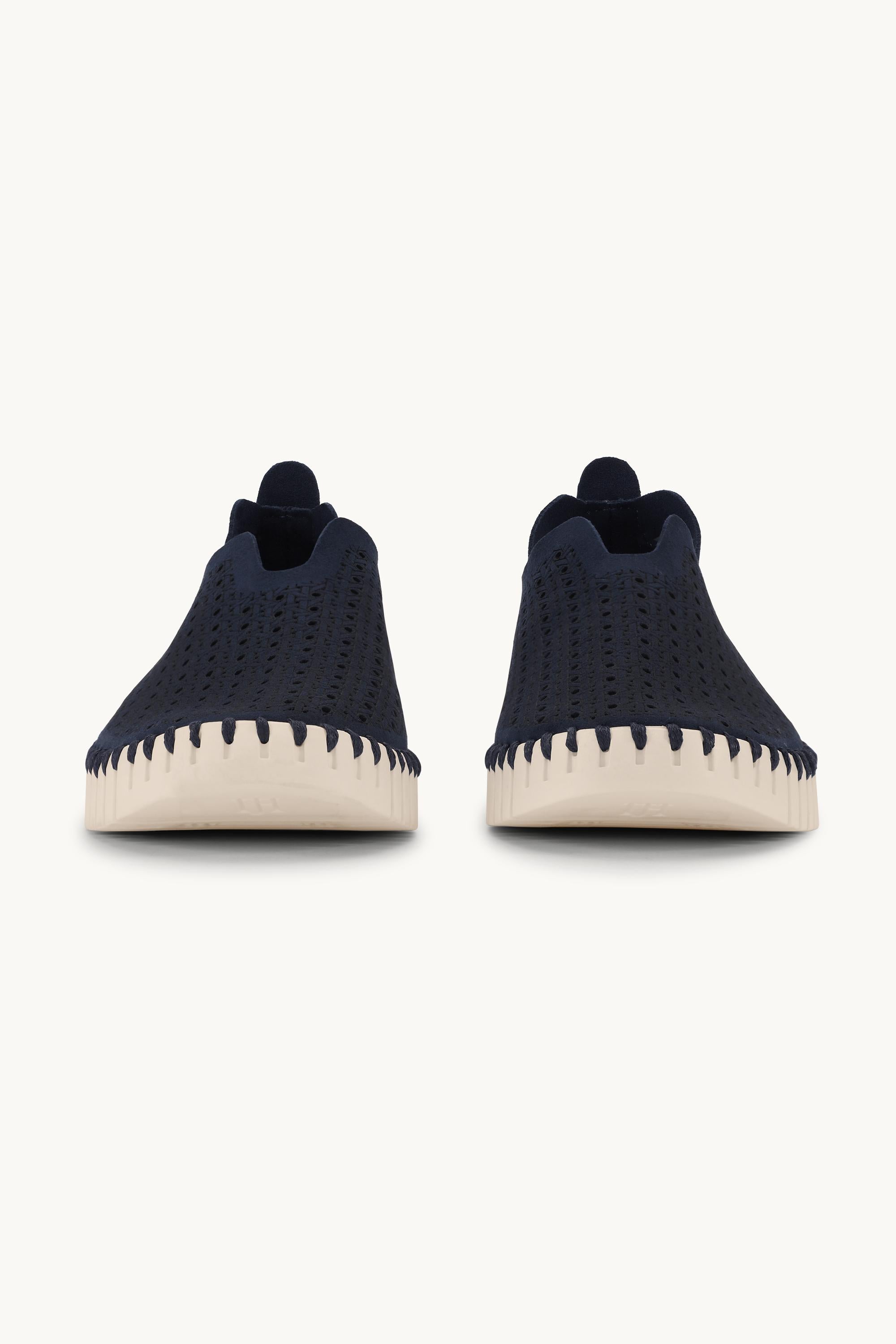 Tulip Sko - Dark Indigo Pearled Ivory