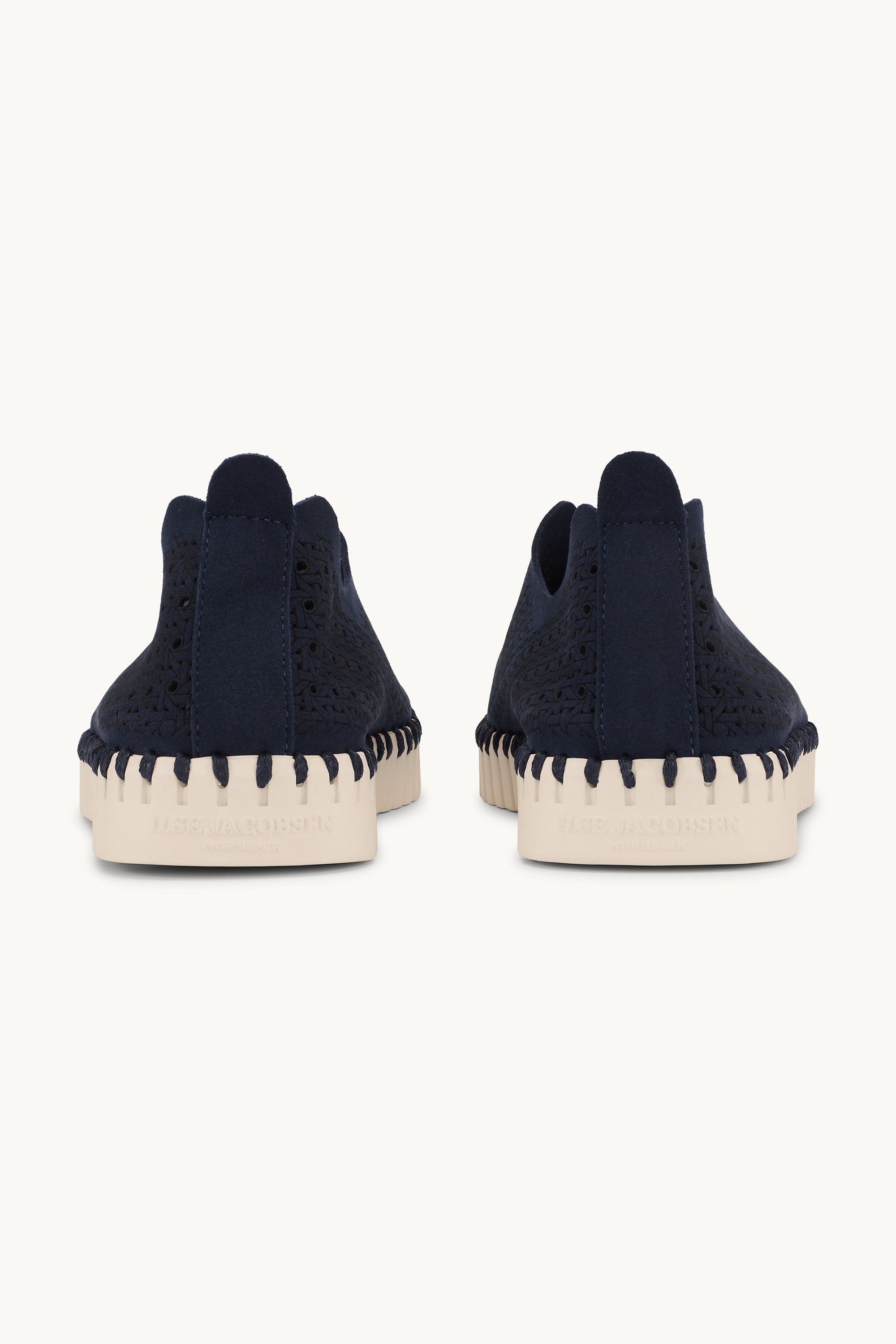 Tulip Sko - Dark Indigo Pearled Ivory