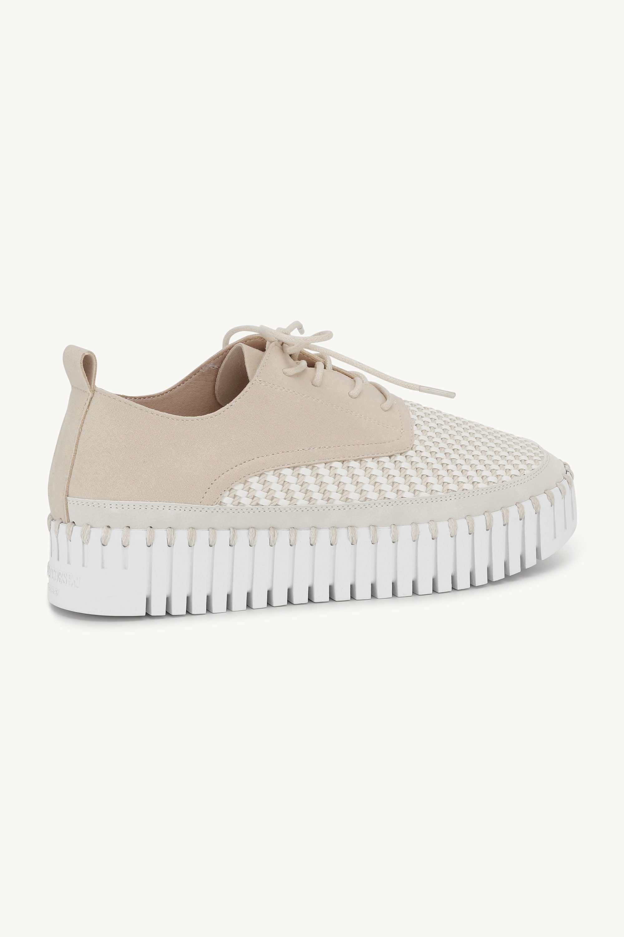 Tulip Sko Med Snørebånd - Kit White