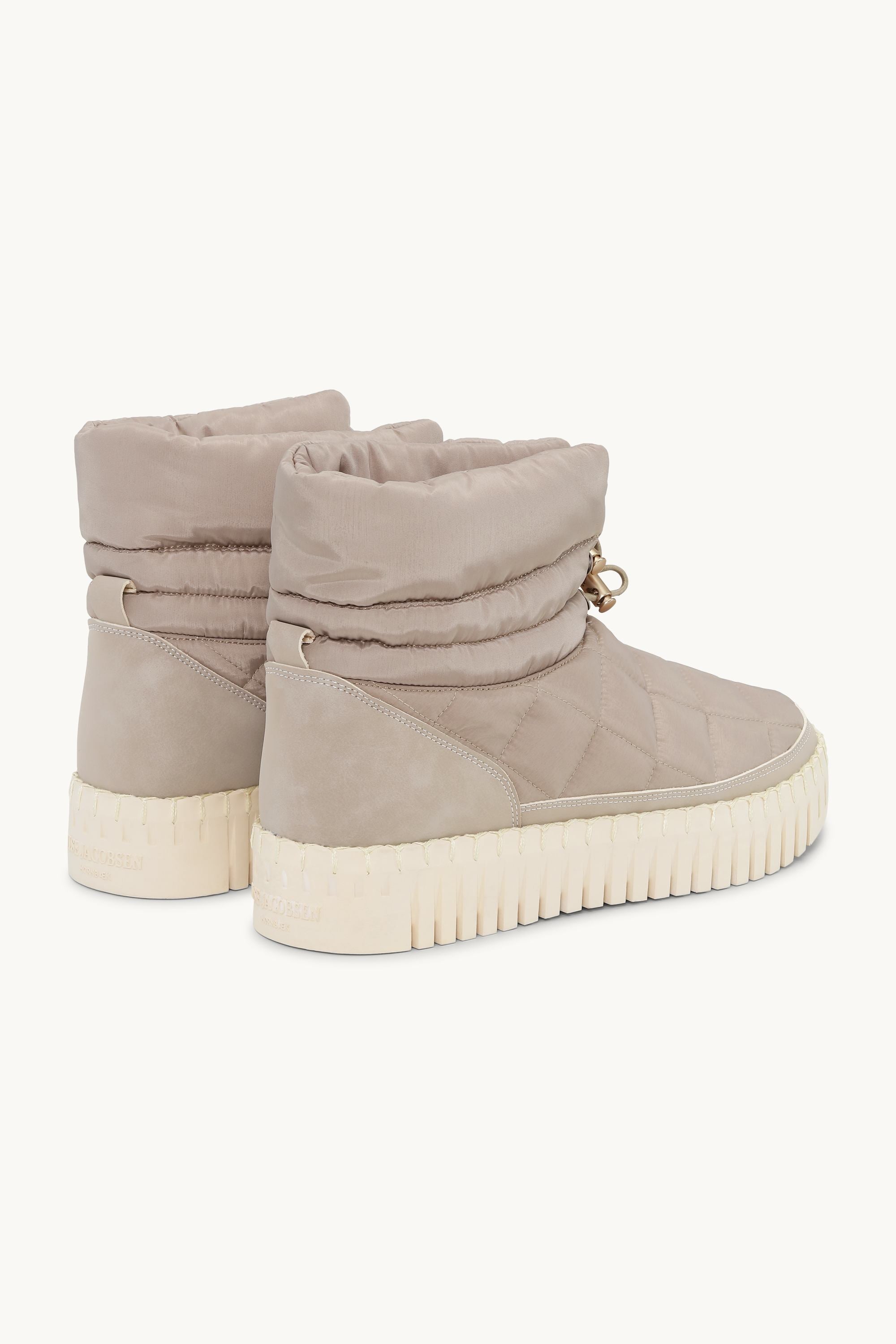 Tulip Padded Winter Boot - Wheat Pearled Ivory