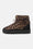 Tulip Padded Winter Boot - Brown Panthera Print Black