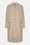 Long Zipped Coat - Wheat