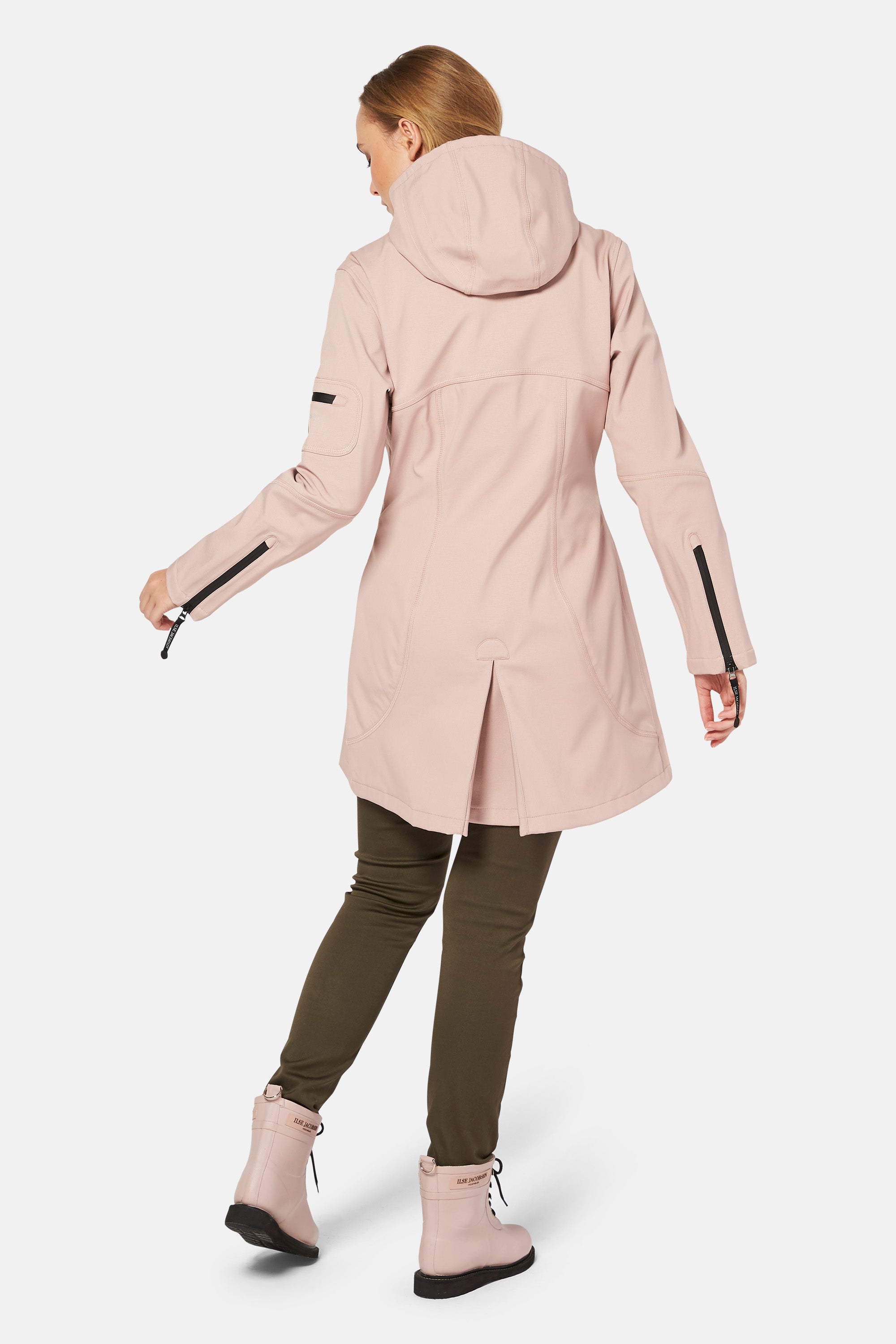 Ilse Jacobsen Hornbæk Rain Raincoat Raincoat 378 Adobe Rose