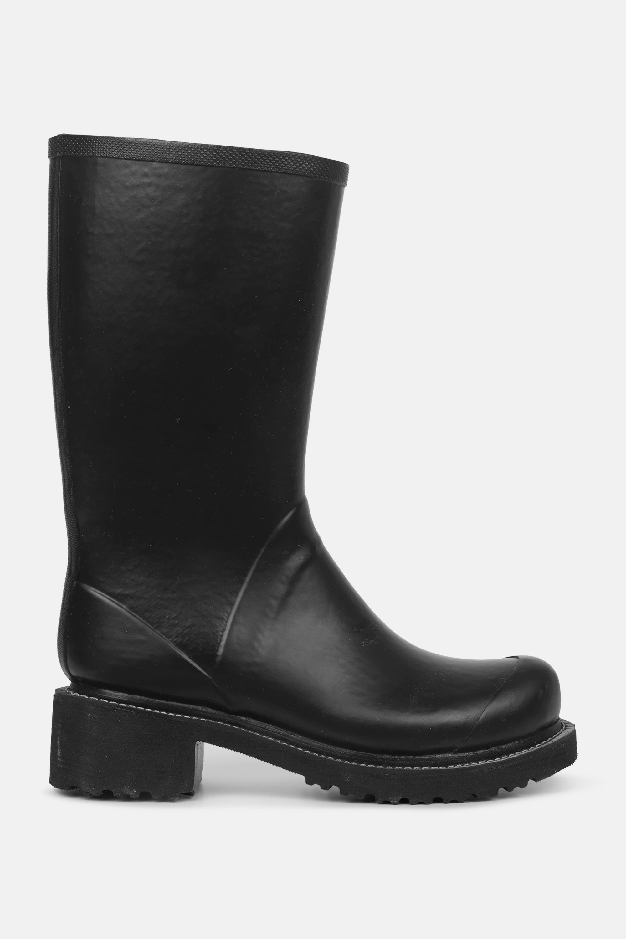 Ilse Jacobsen Hornbæk Footwear 3/4 Rubber Boots With Zip Rain boots 001 Black