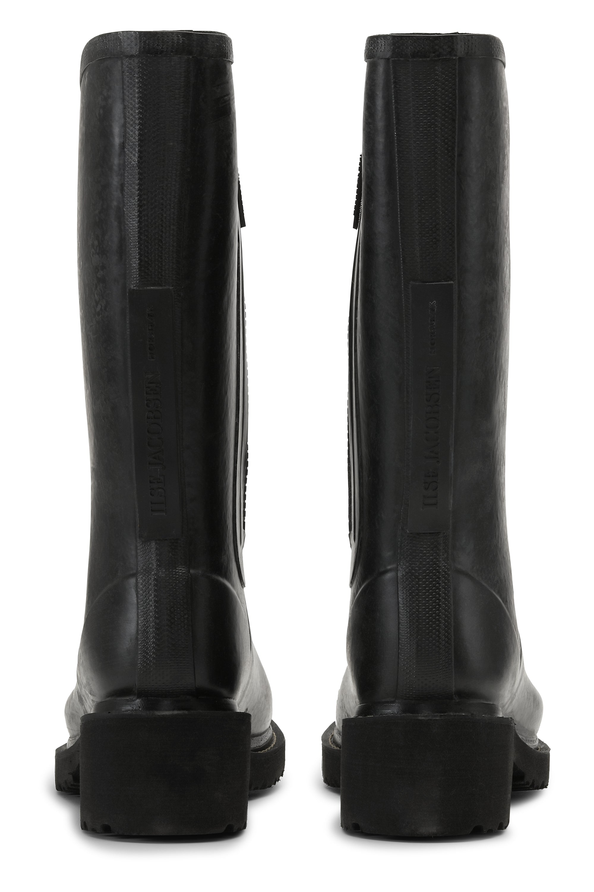 Ilse Jacobsen Hornbæk Footwear 3/4 Rubber Boots With Zip Rain boots 001 Black